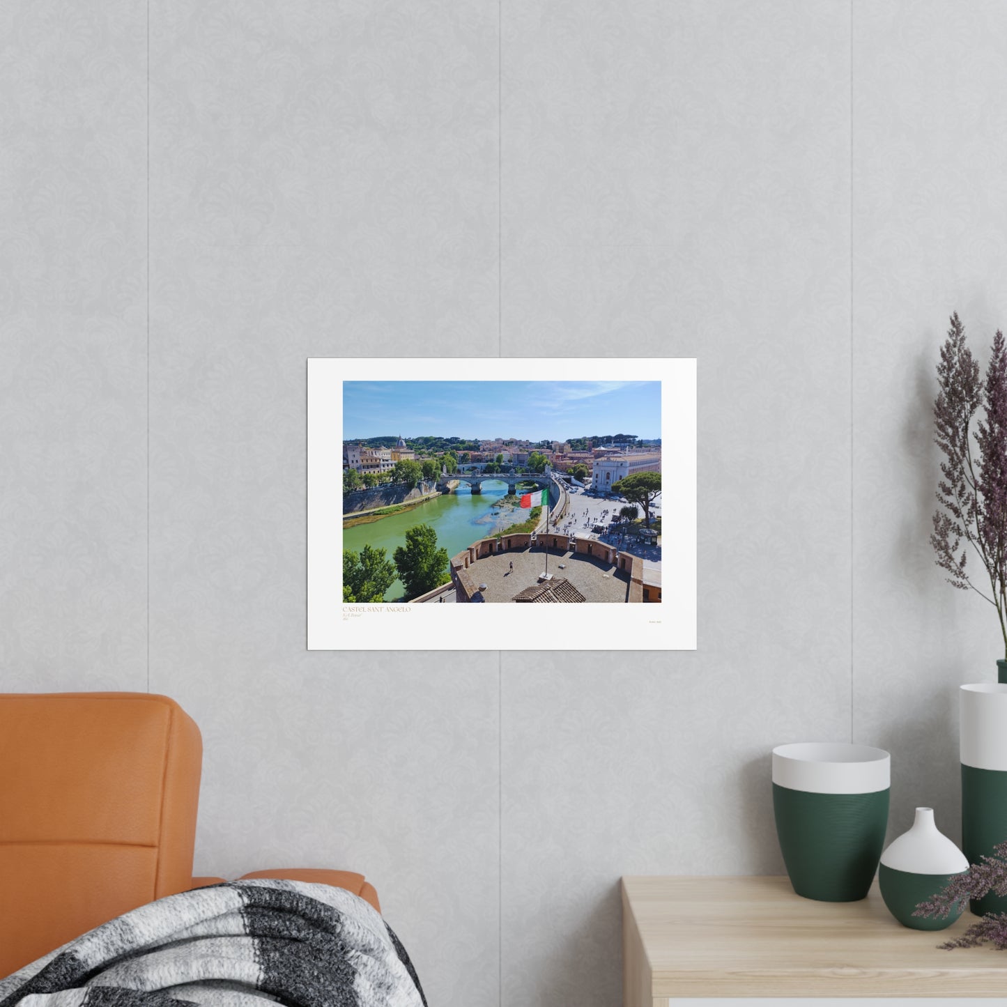 Castel Sant' Angelo Photograph Horizontal Posters EU