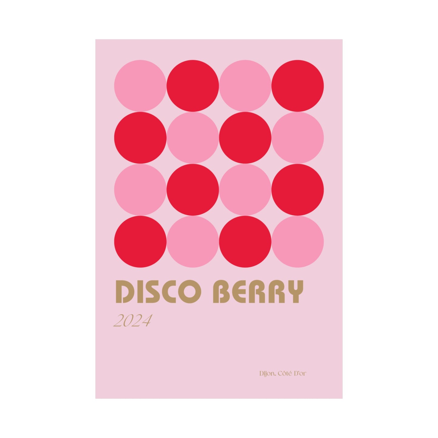 Disco Berry Vertical Posters