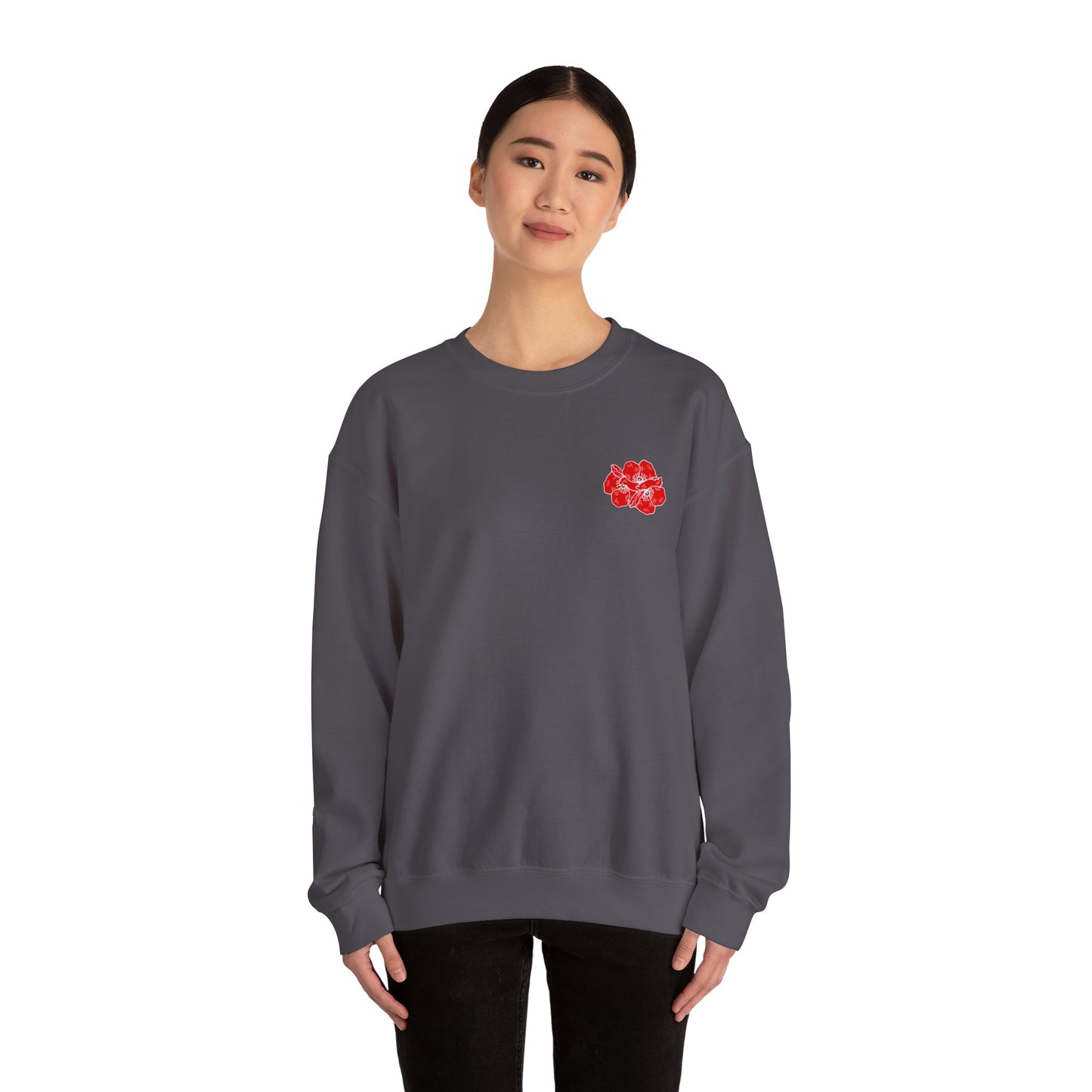 Poppies Unisex Heavy Blend™ Crewneck Sweatshirt