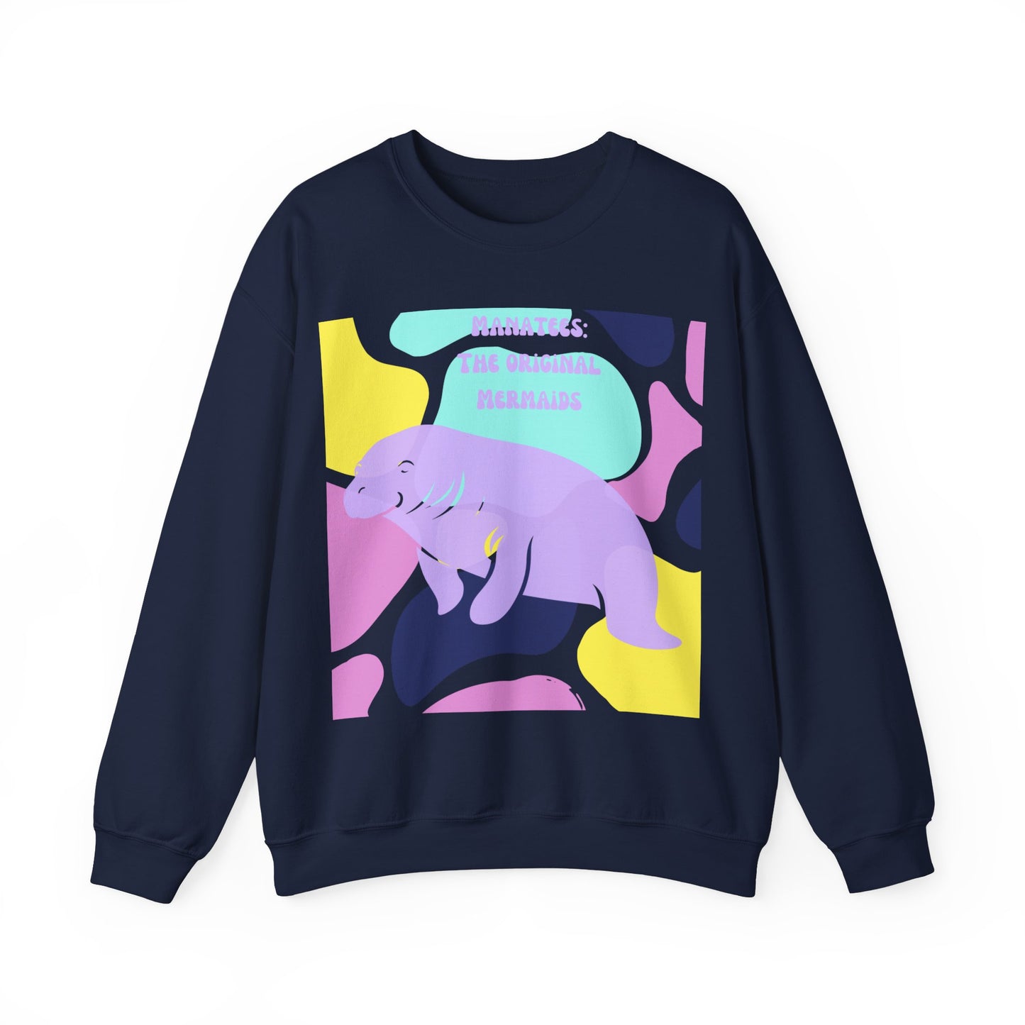 The Original Mermaid Manatee Unisex Heavy Blend™ Crewneck Sweatshirt EU