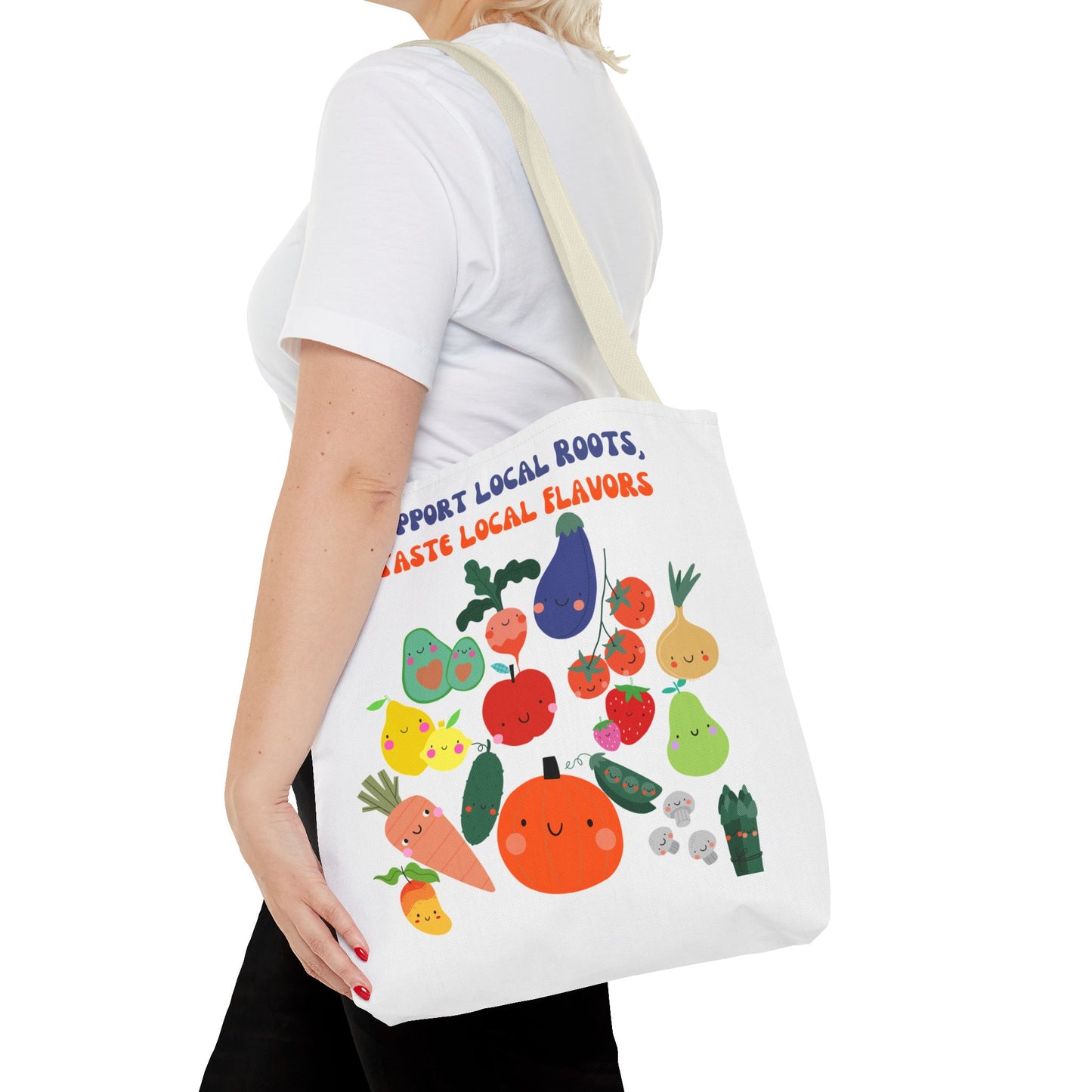 Local Roots, Local Flavors Tote Bag