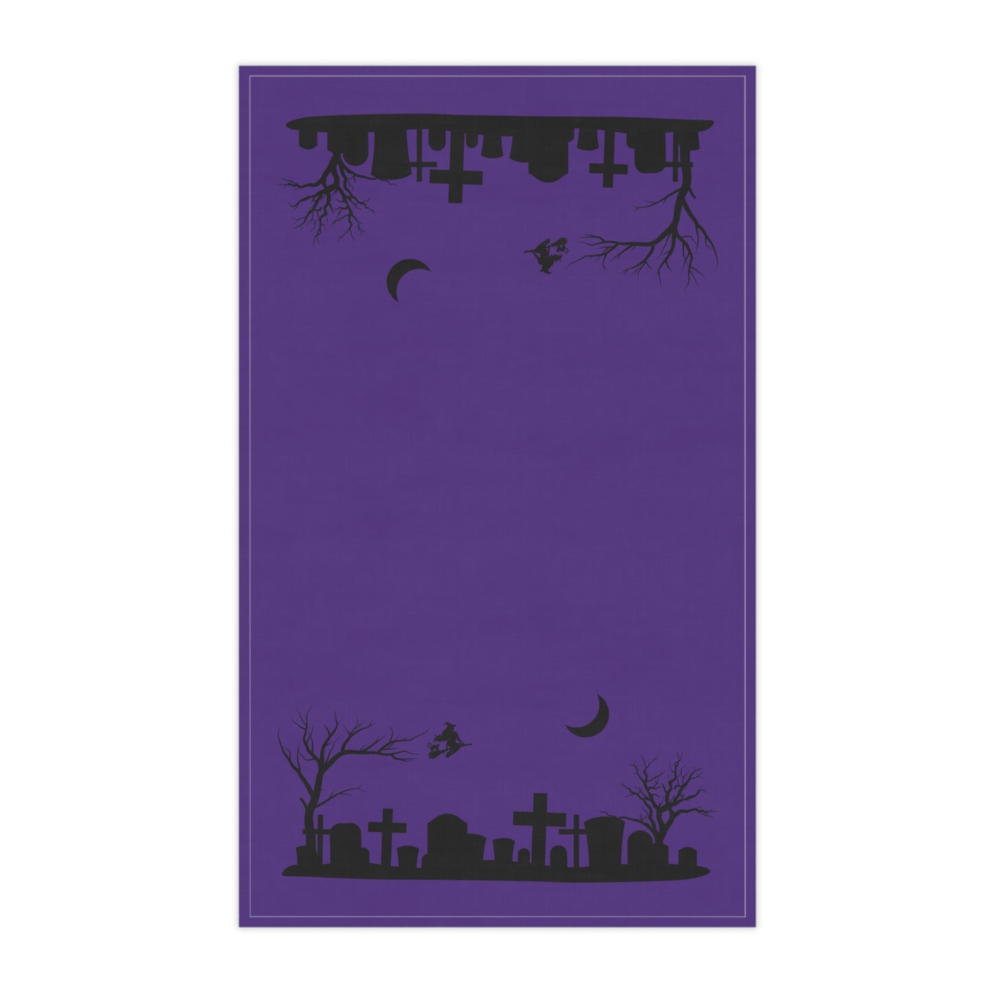 Halloween Graveyard Towels cotton