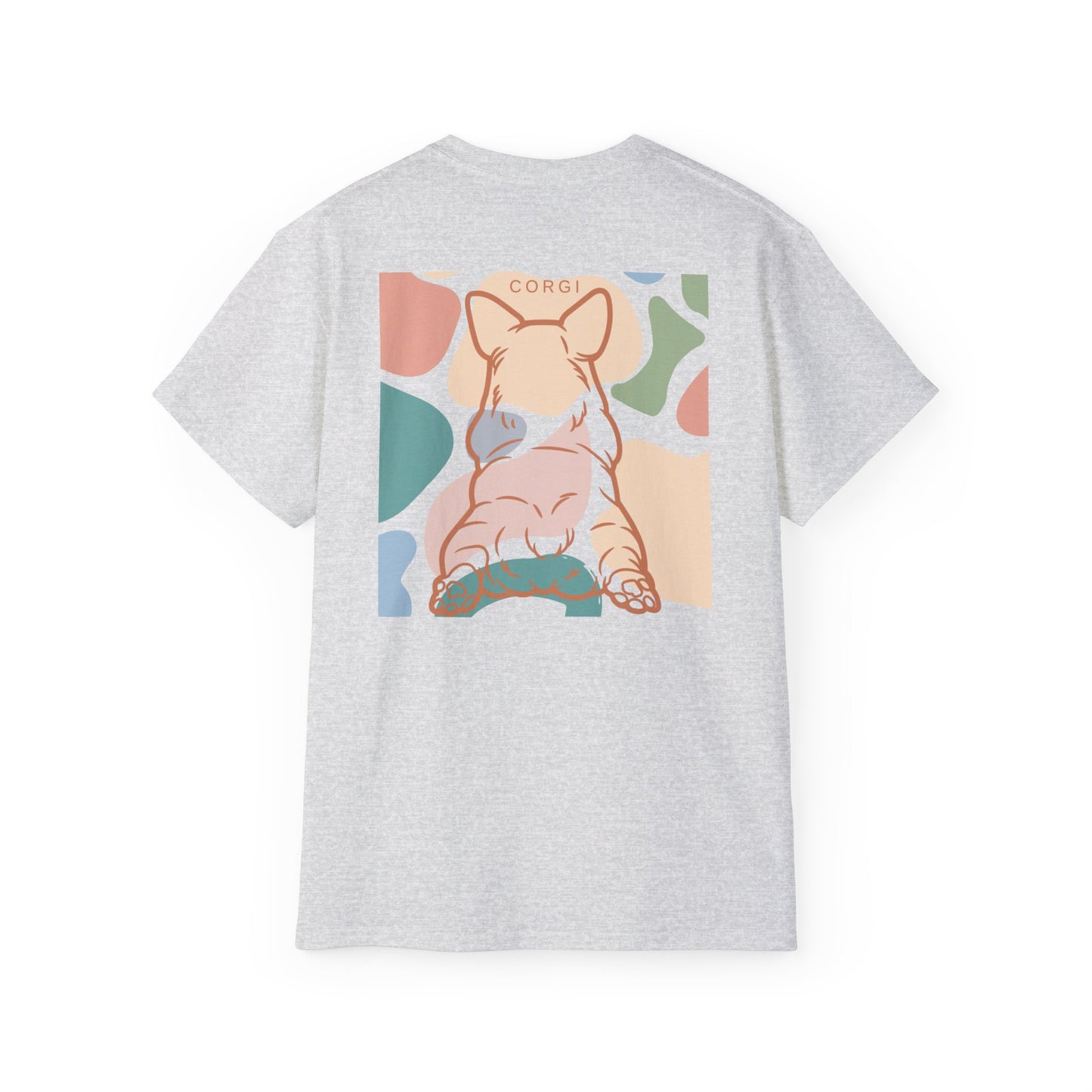 Cute Corgi Unisex Ultra Cotton Tee Two Sided