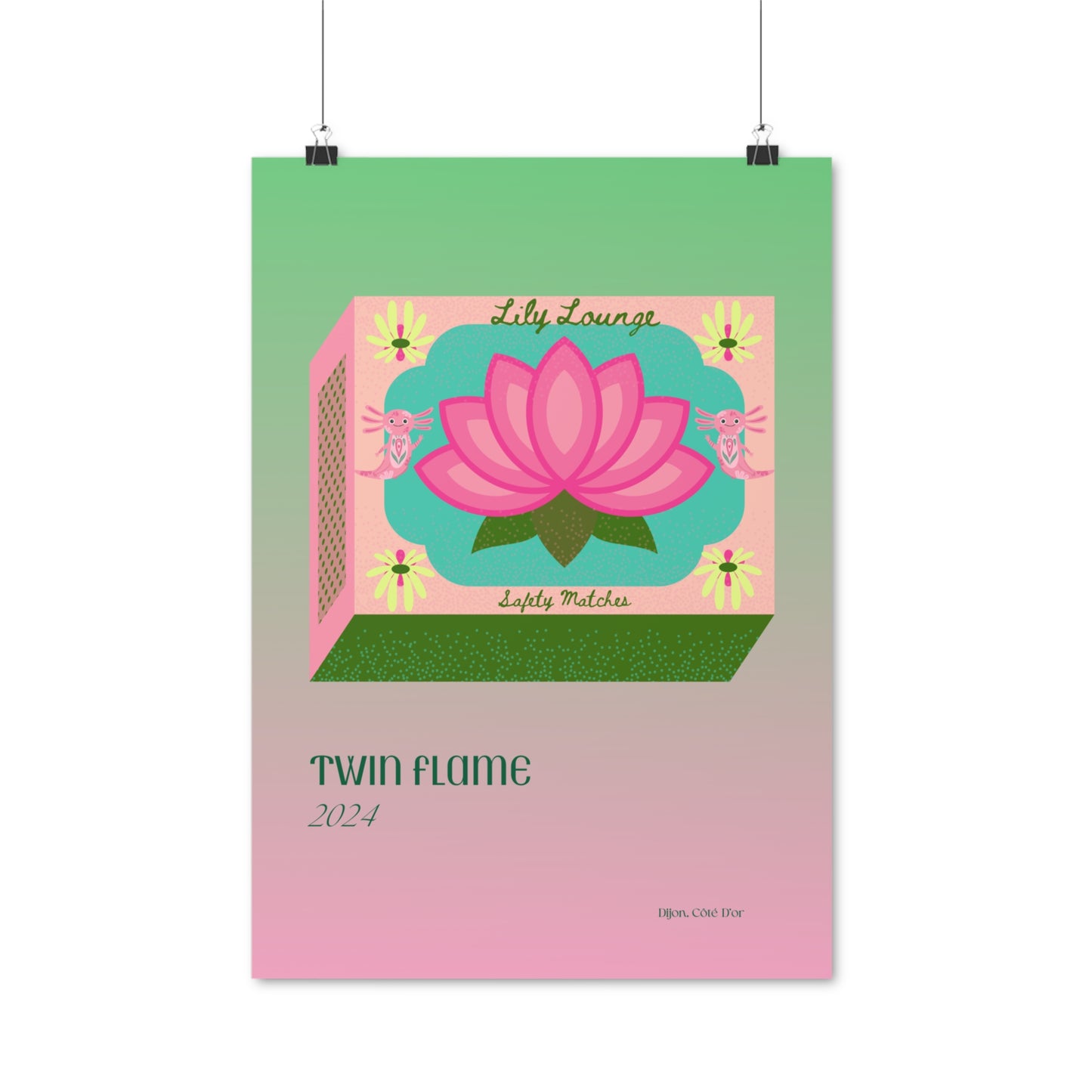 Twin Flame Vertical Posters EU