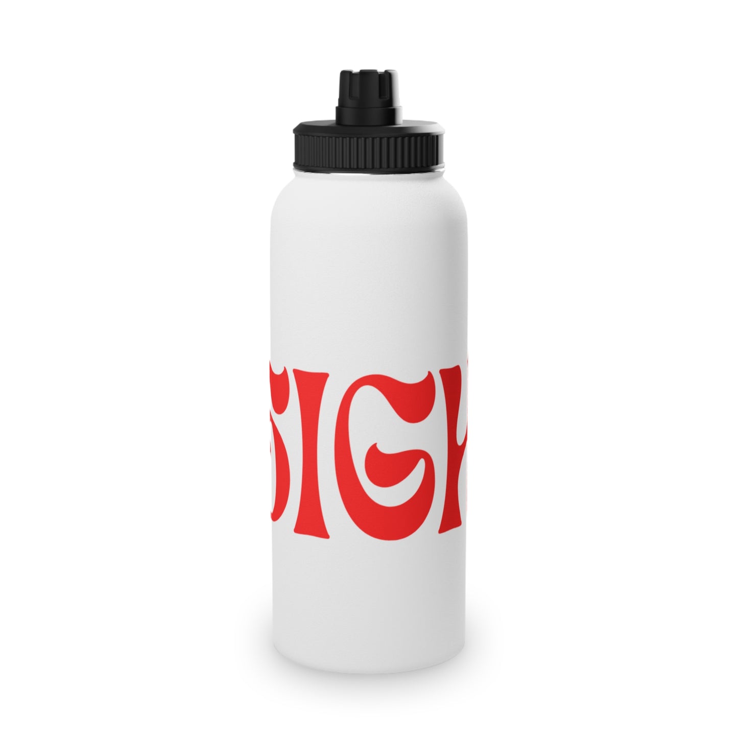 Sigh Steel Water Bottle, Standard Lid EU