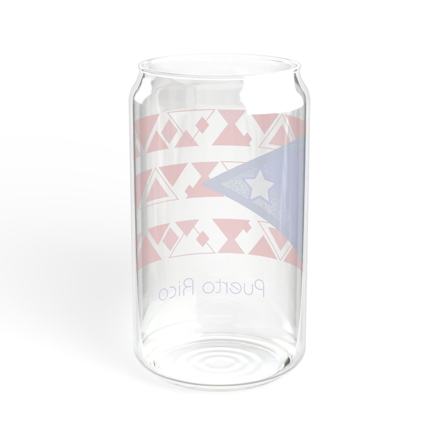 Modern Puerto Rico Sipper Glass, 16oz