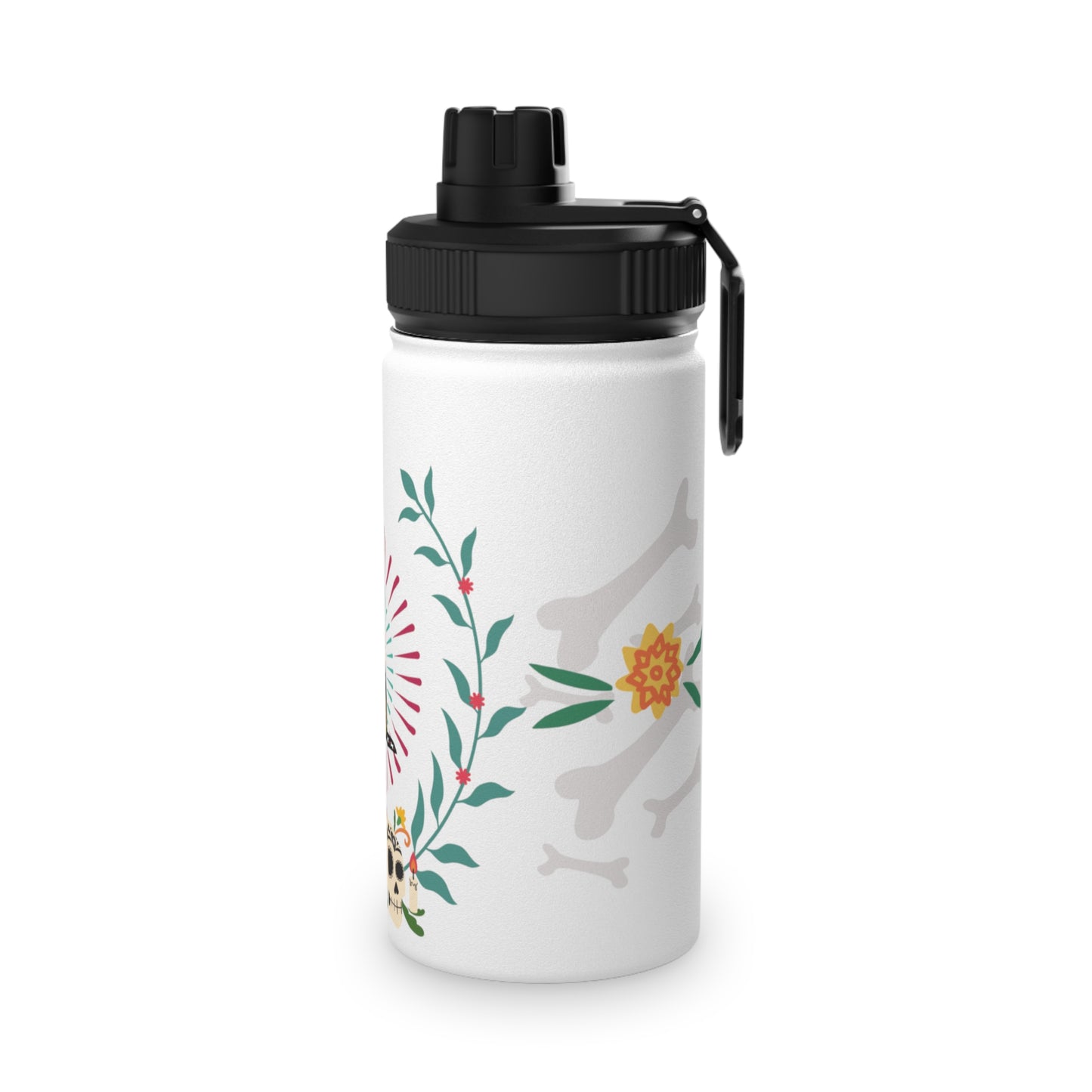 Dia de la Doggie Steel Water Bottle, Standard Lid EU