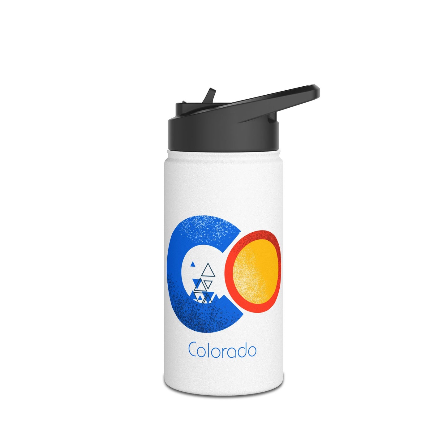 Modern Colorado Stainless Steel Water Bottle, Standard Lid