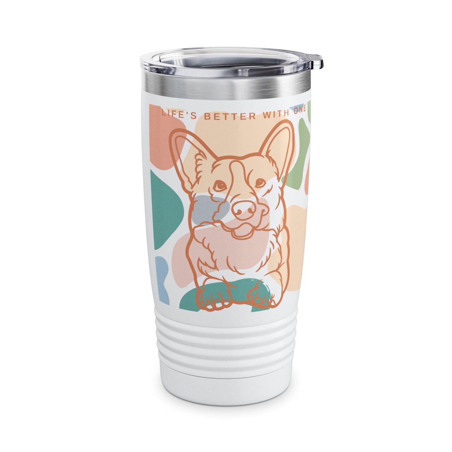 Cute Corgi Ringneck Tumbler, 20oz