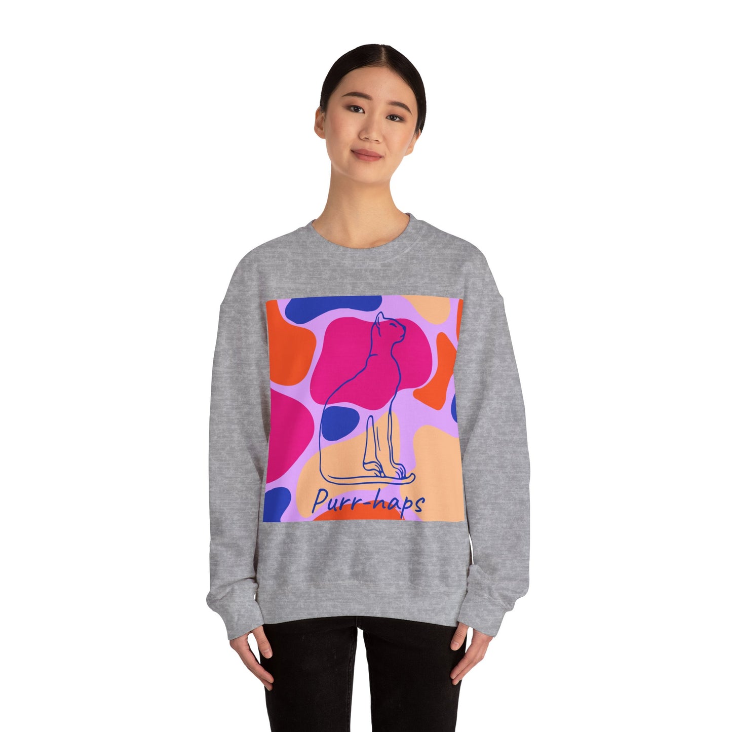 Purr-haps Unisex Heavy Blend™ Crewneck Sweatshirt EU