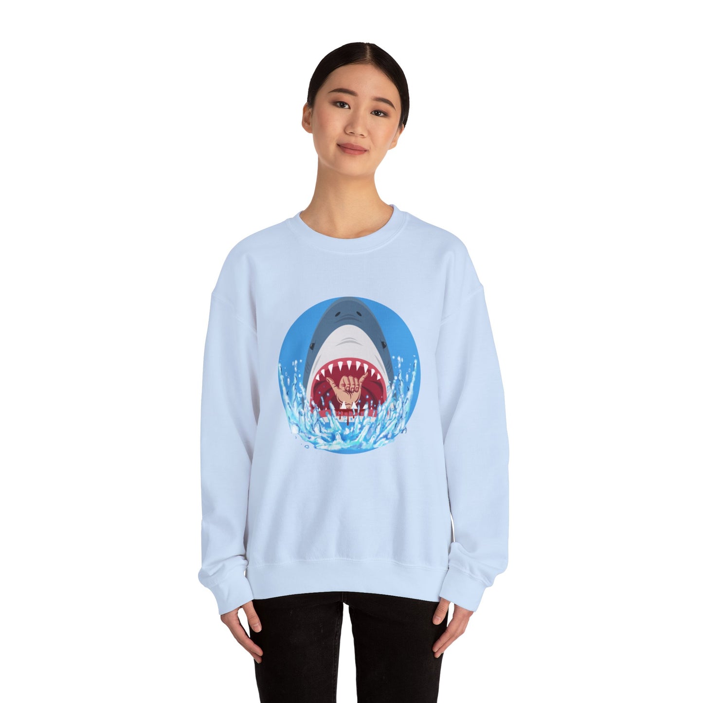 Surfin' Shark Unisex Heavy Blend™ Crewneck Sweatshirt