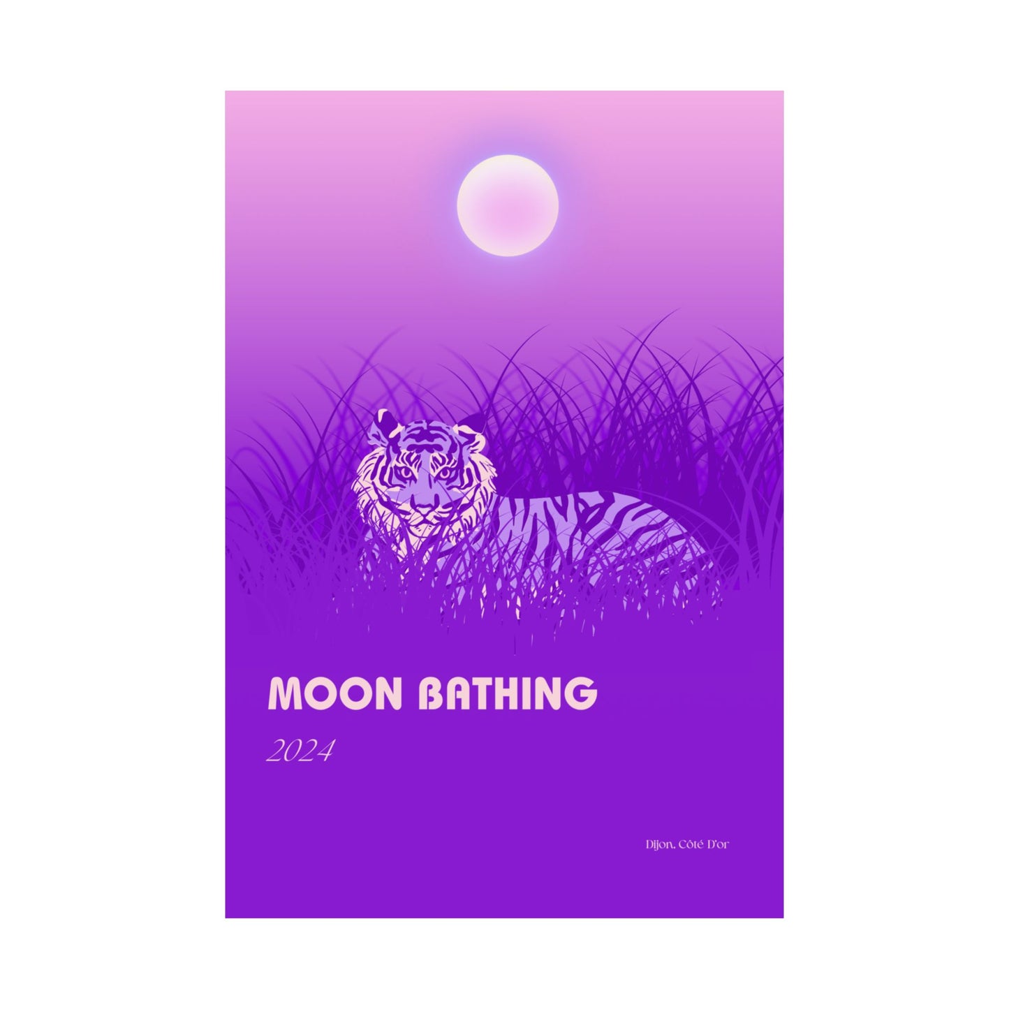 Moon Bathing Vertical Posters