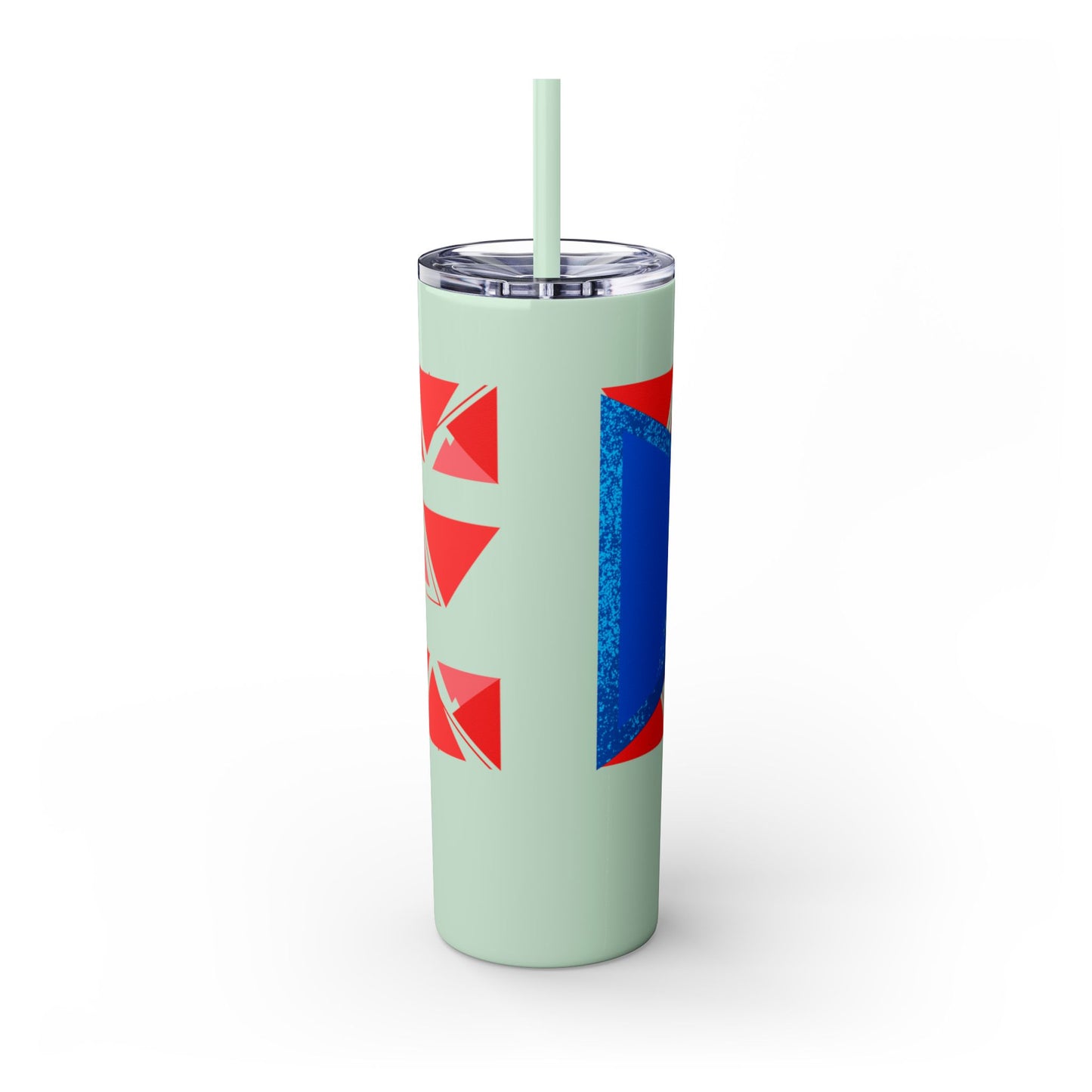 Modern Puerto Rico Tumbler with Straw, 20oz