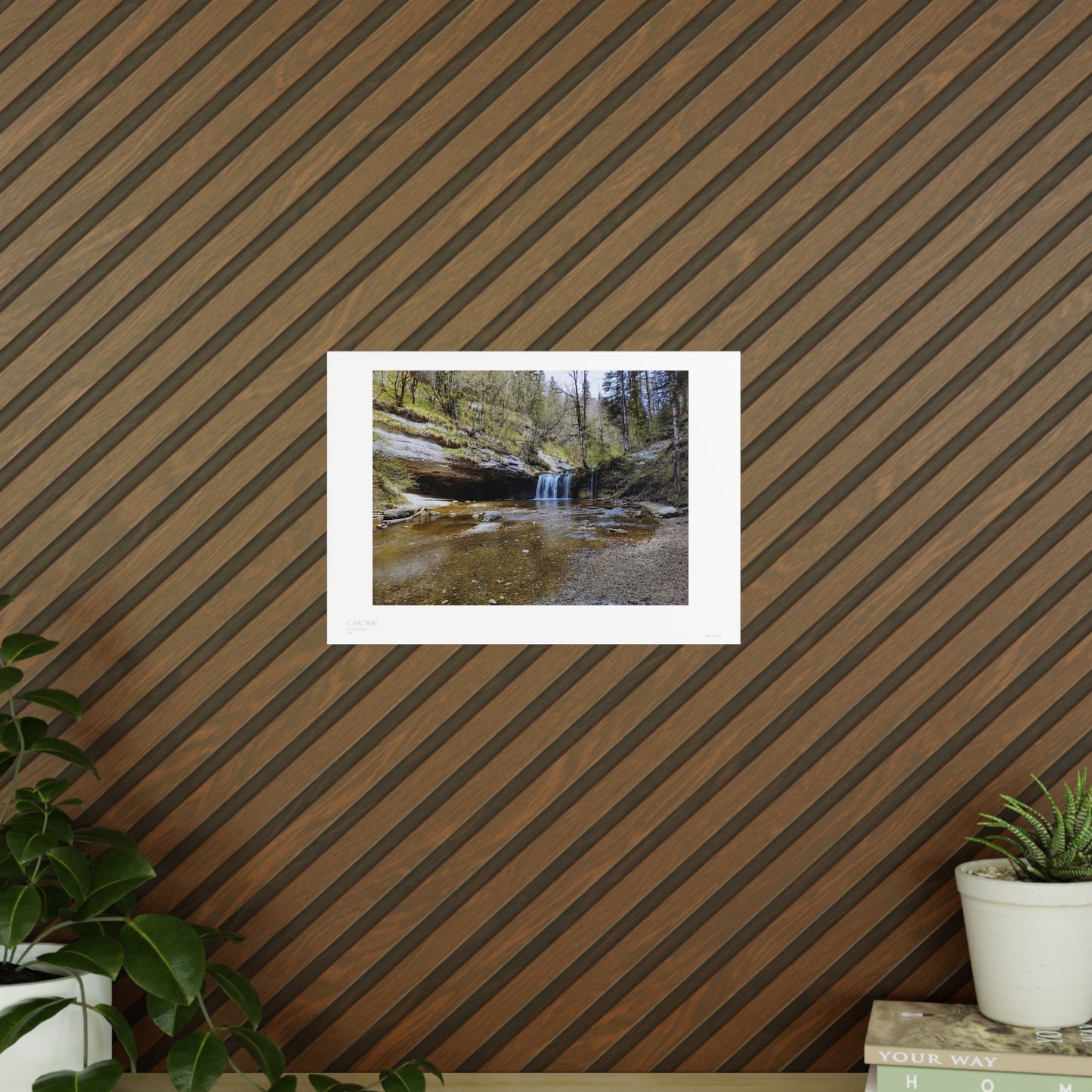 Cascade Matte Photograph Horizontal Posters EU