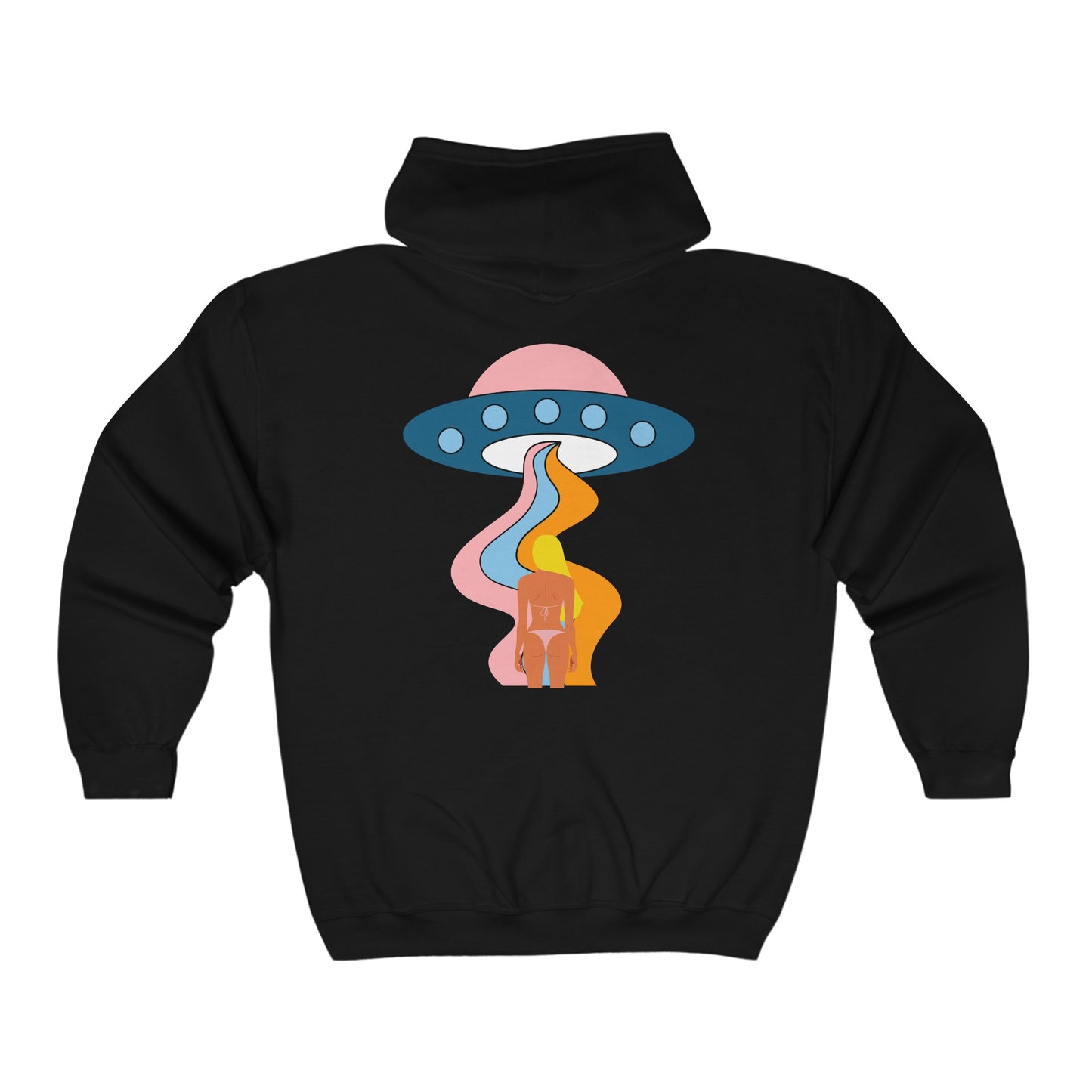 Bikini Abduction Unisex Heavy Blend™ Full Zip Hooded Sweatshirt