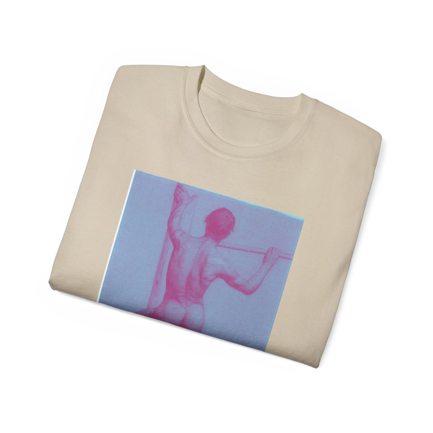 Gustav Klimt, Male Nude with Left Foot on a Pedestal 1879 Unisex Ultra Cotton Tee