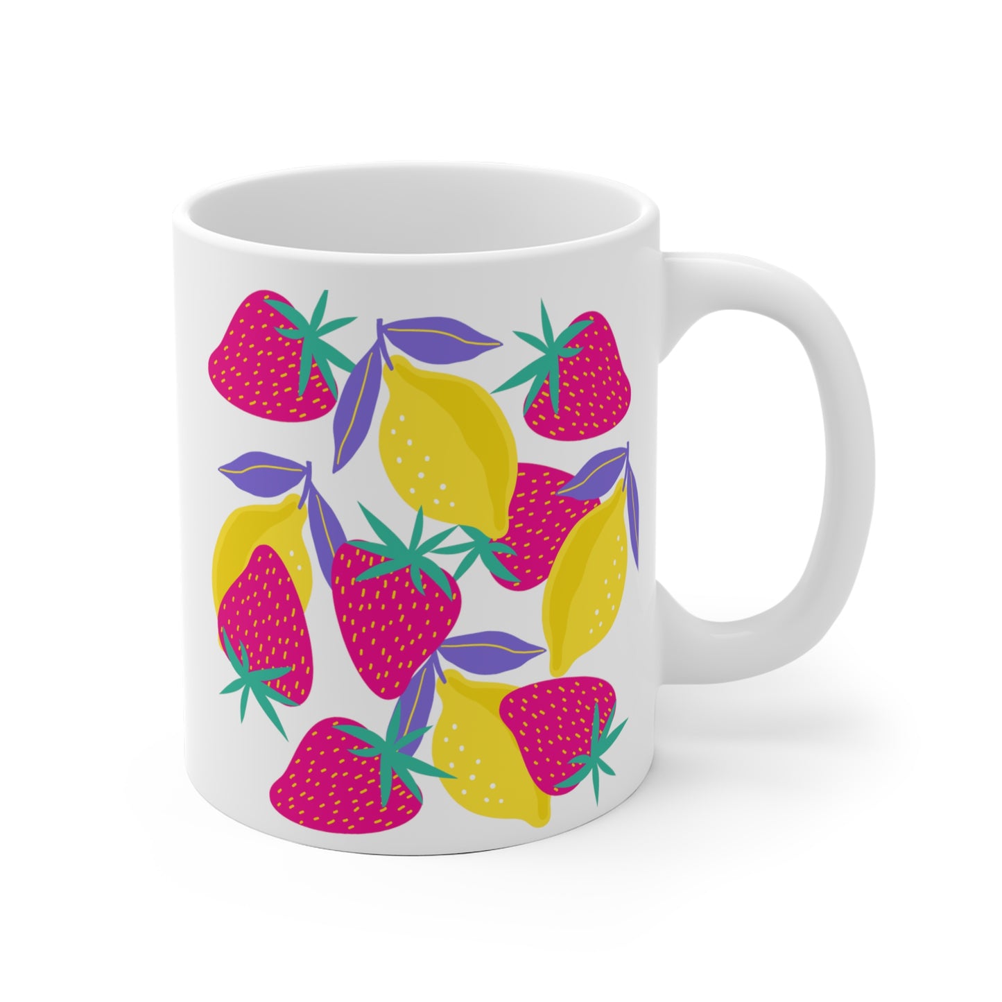 Lemons & Strawberries Mug 11oz EU