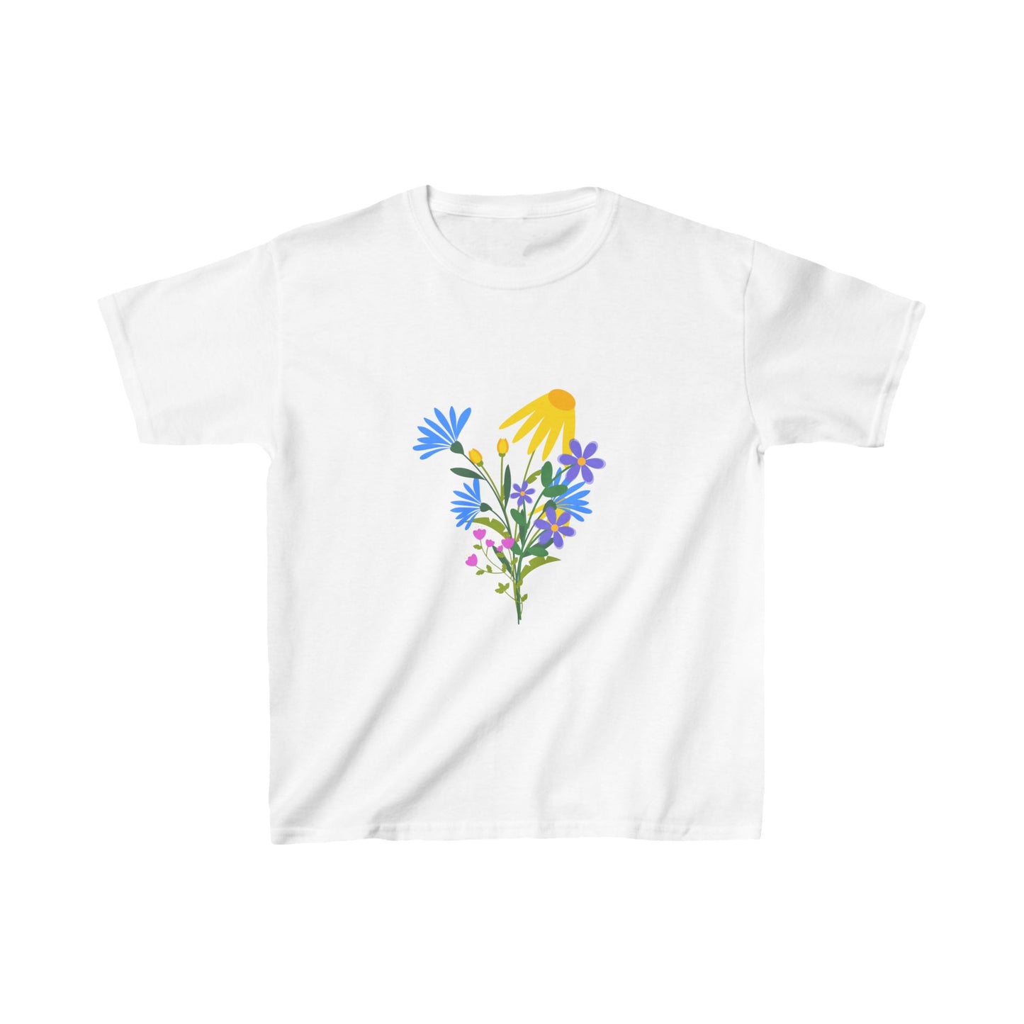 Spring Flowers Kids Heavy Cotton™ Tee EU