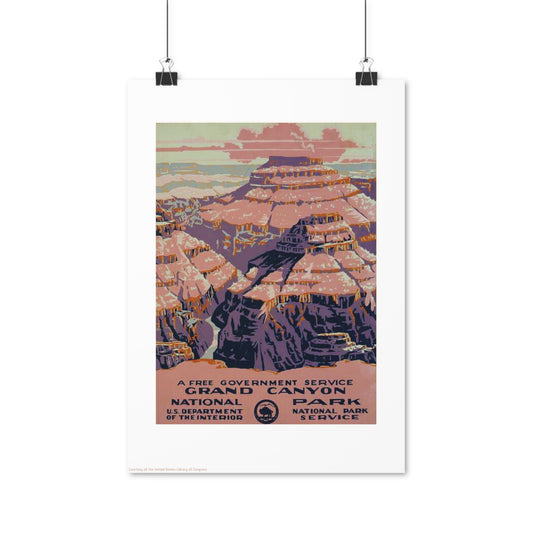 The Grand Canyon Illustration Vertical Poster EU