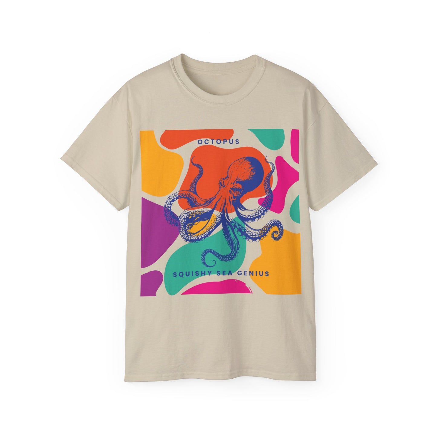 Squishy Sea Genius Octopus Unisex Ultra Cotton Tee