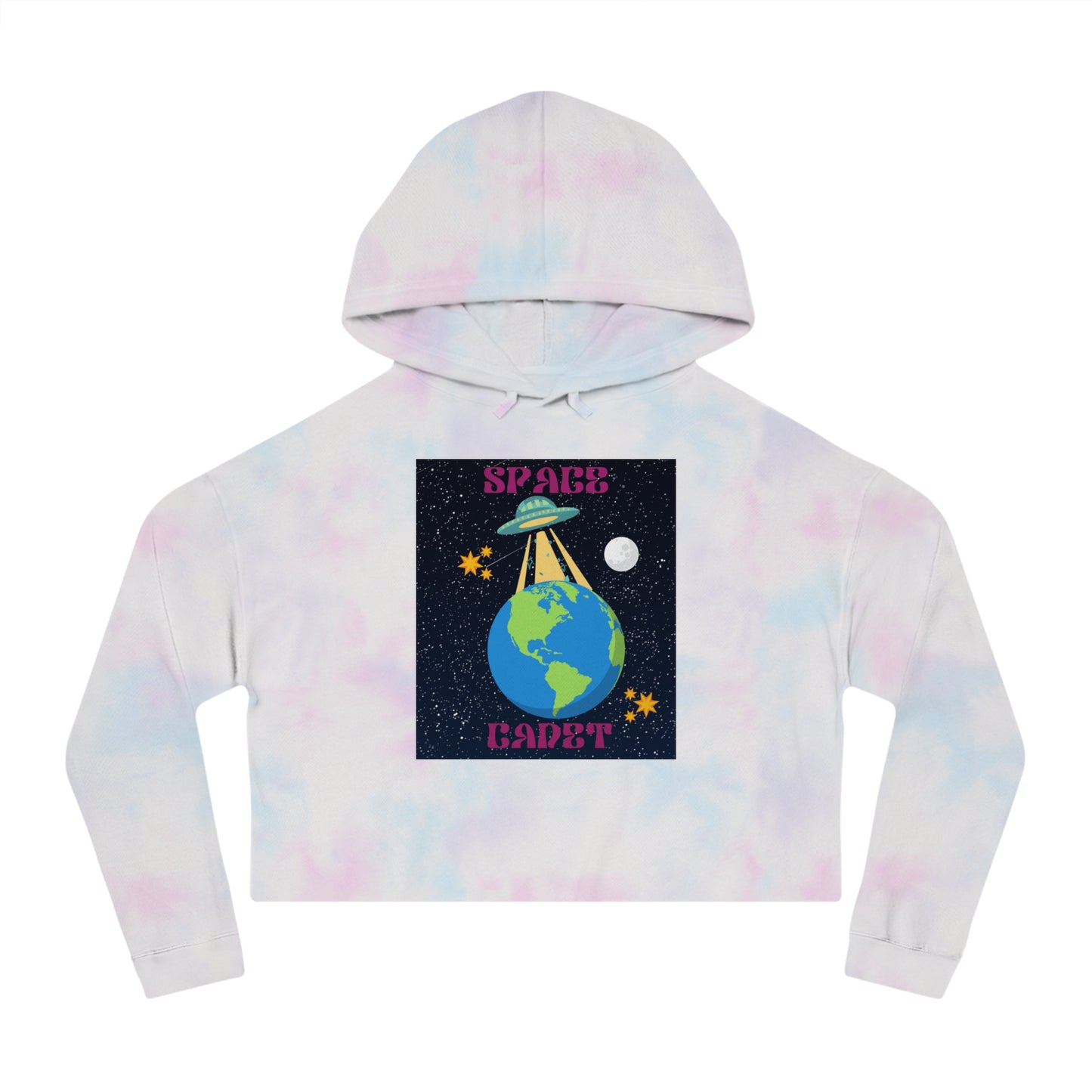 Space Cadet Women’s Cropped Hooded Sweatshirt