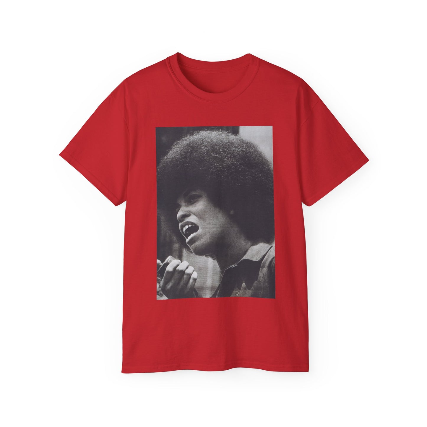 Camiseta unisex de algodón ultra fino de Angela Davis Black Panthers Party EU