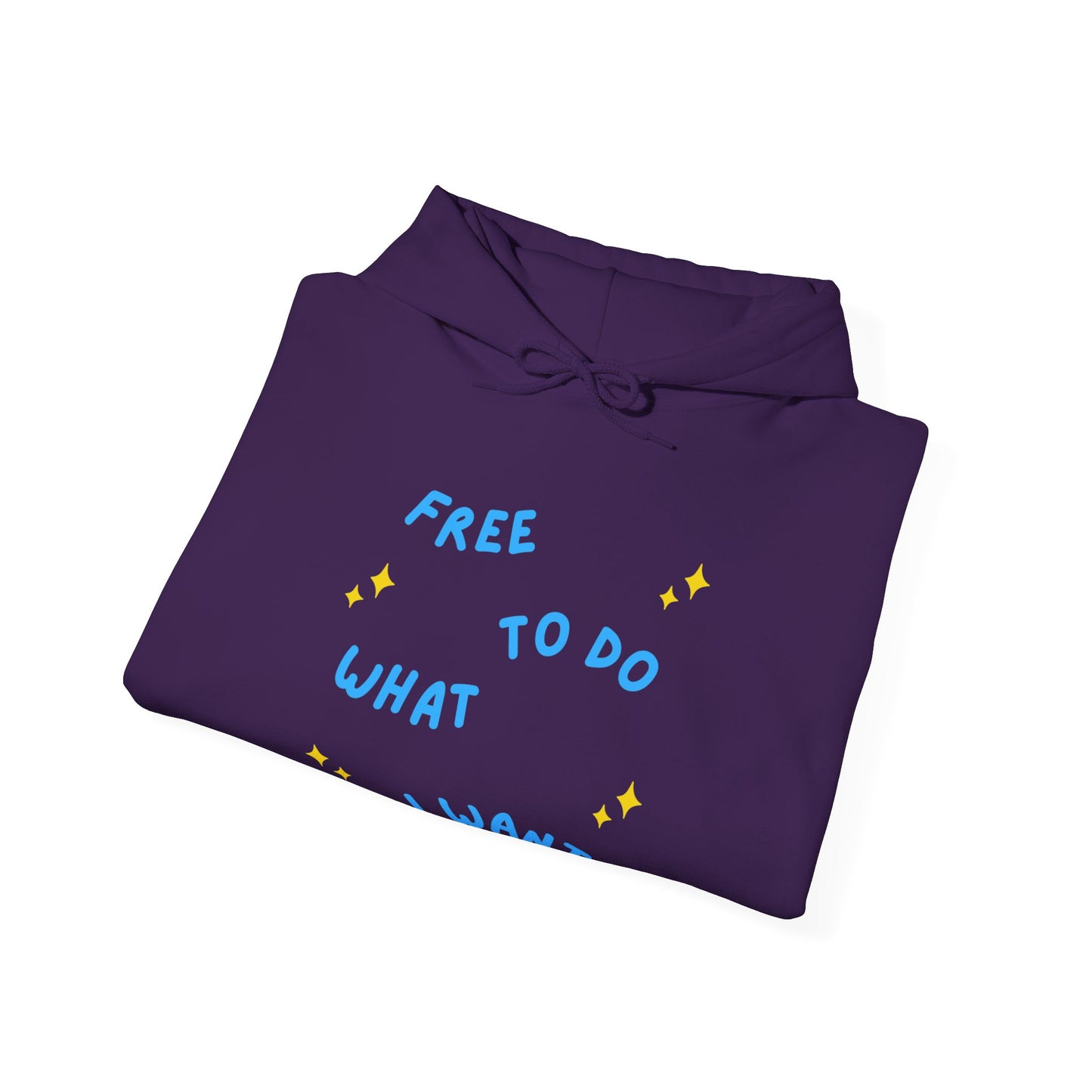 Free To Do What I Want Unisex Heavy Blend™ Hooded Sweatshirt EU