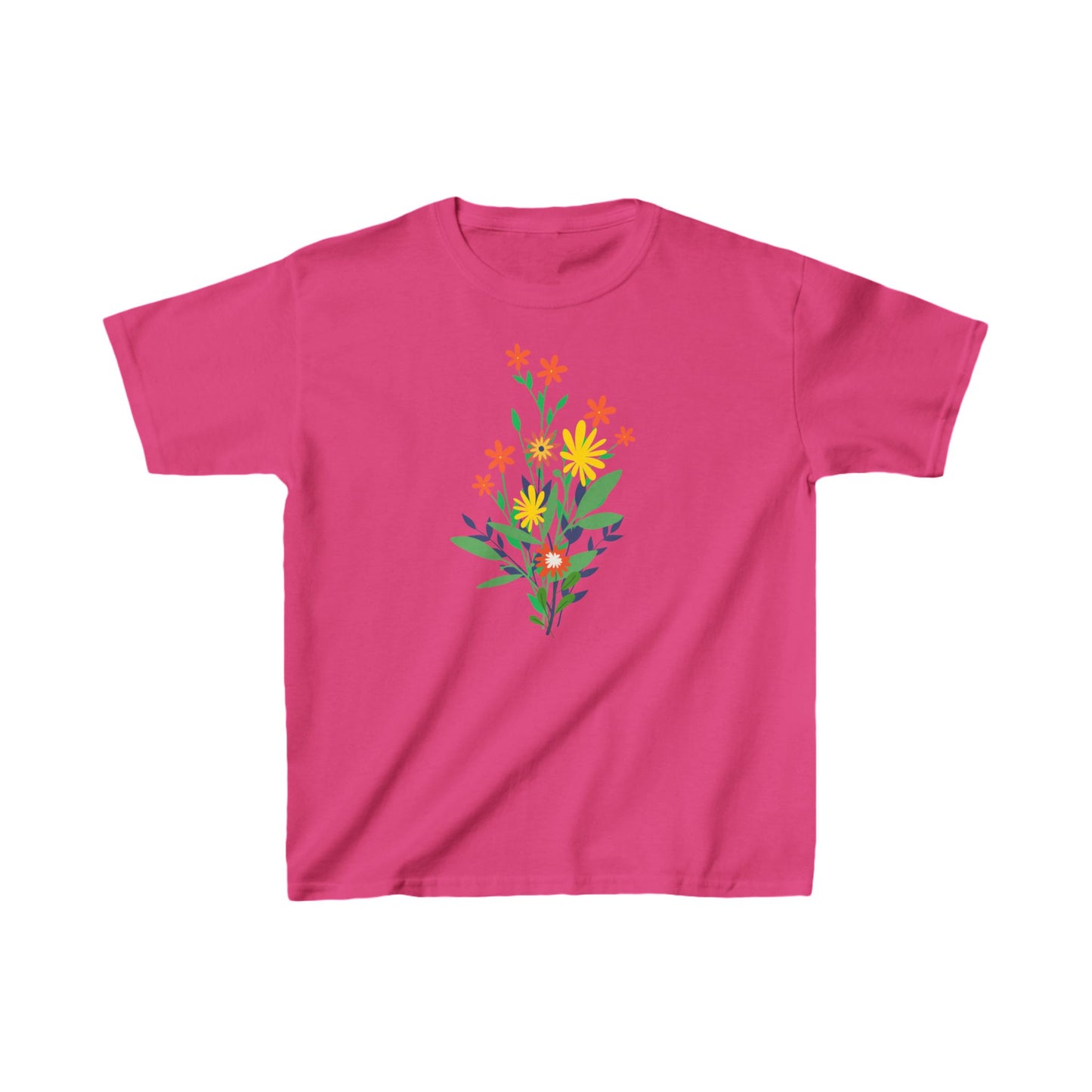 Summer Flowers Kids Heavy Cotton™ Tee