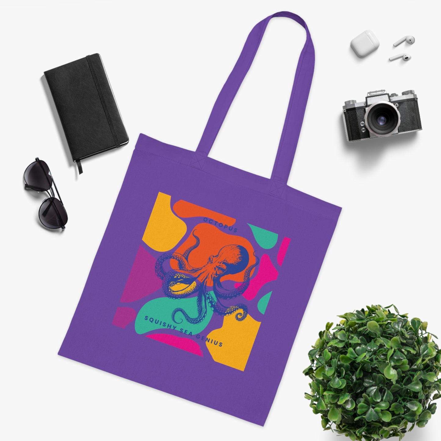 Squishy Sea Genius Octopus Tote Bag EU