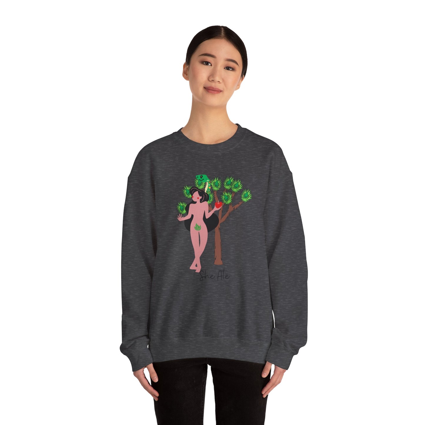 Eve She Ate Unisex Heavy Blend™ Crewneck Sweatshirt