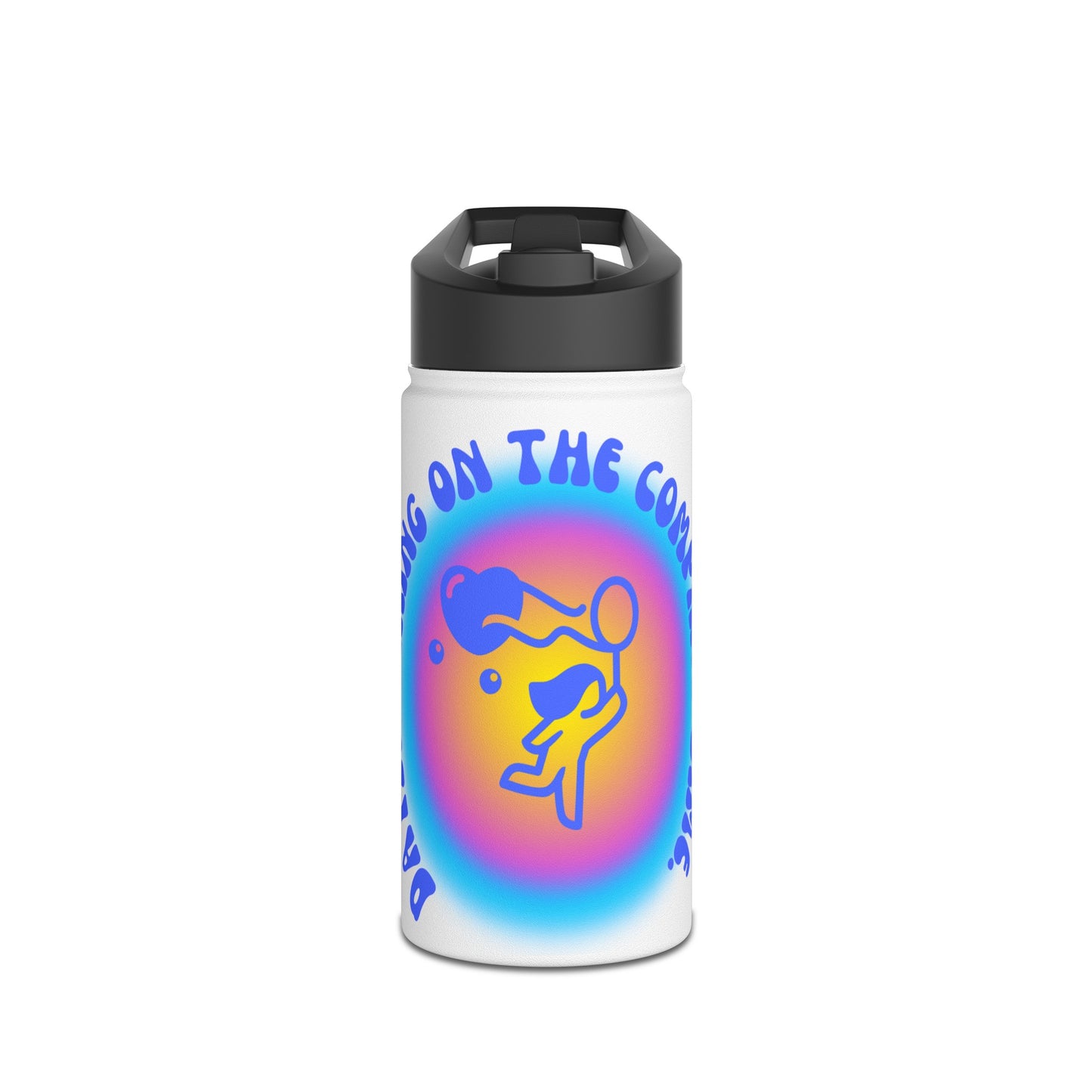 Daydreaming on the Company Dime Stainless Steel Water Bottle, Standard Lid