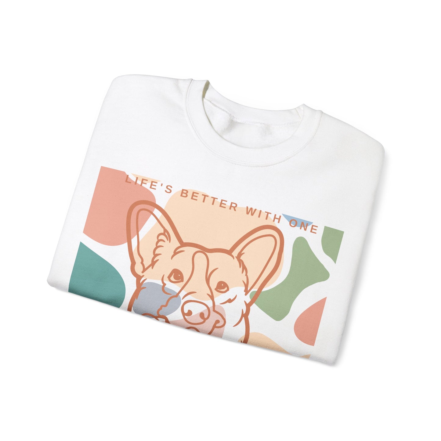 Cute Corgi Unisex Heavy Blend™ Crewneck Sweatshirt  Two Sided EU