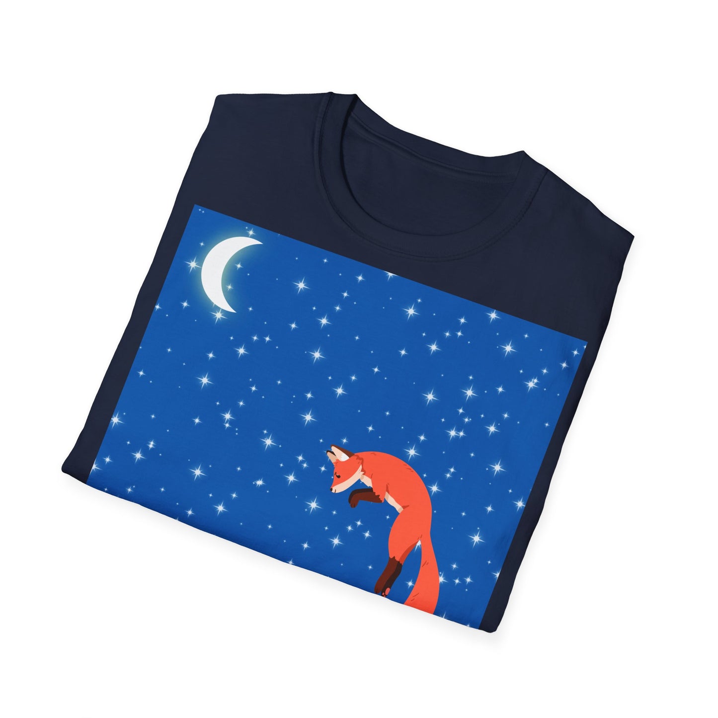 Camiseta unisex de estilo suave Snow Jumping Fox 