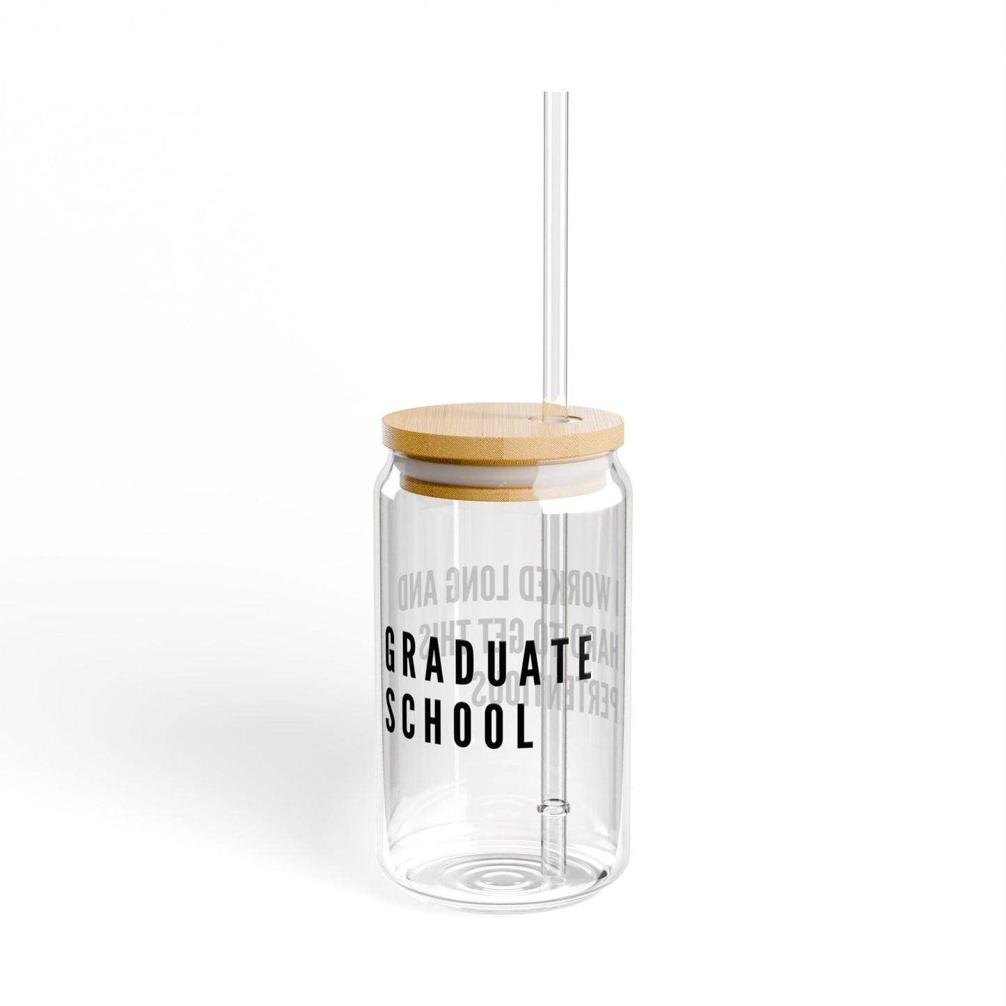 Graduate School Sipper Glass, 16oz