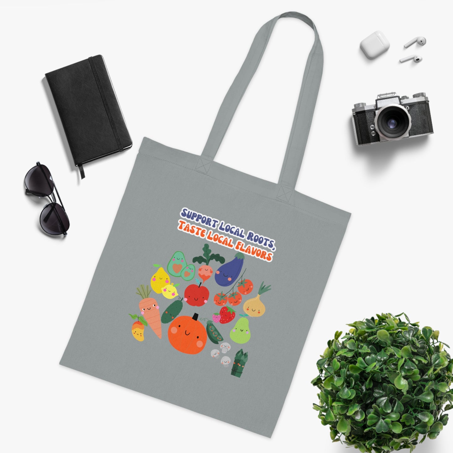 Local Roots, Local Flavors Tote Bag EU