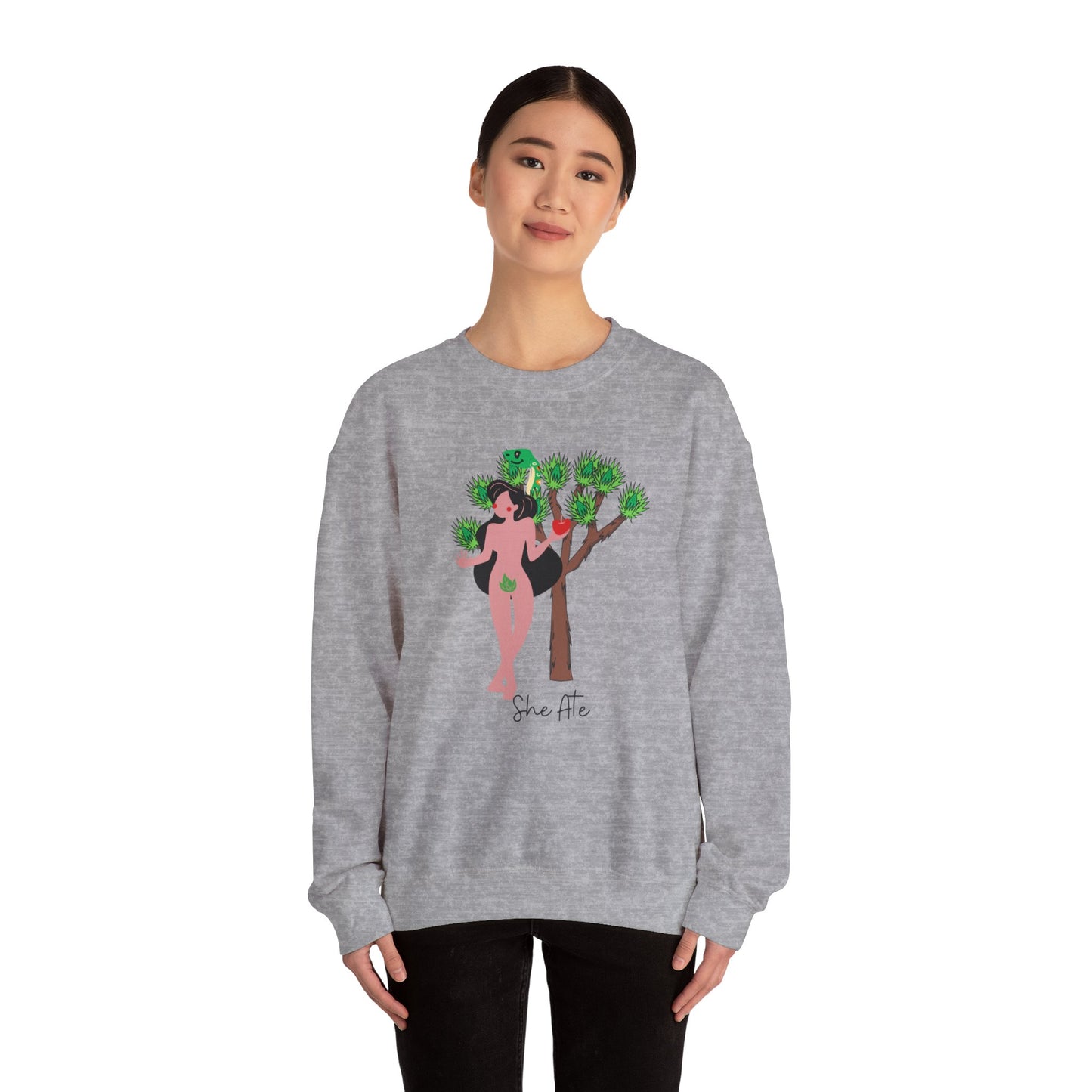 Eve She Ate Unisex Heavy Blend™ Crewneck Sweatshirt