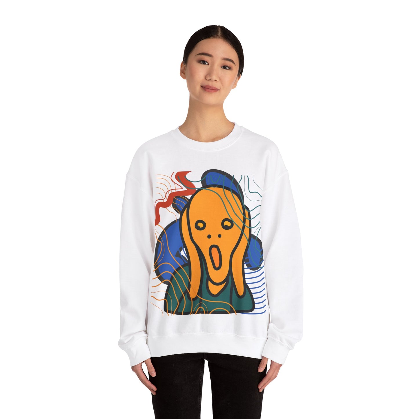 Scream and Squiggles Unisex Heavy Blend™ Crewneck Sweatshirt EU