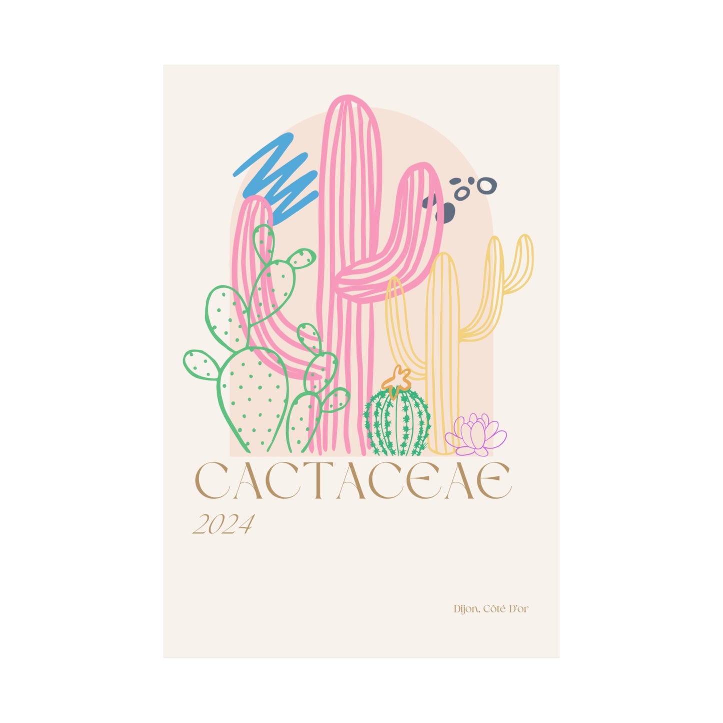 Cactaceae Vertical Posters