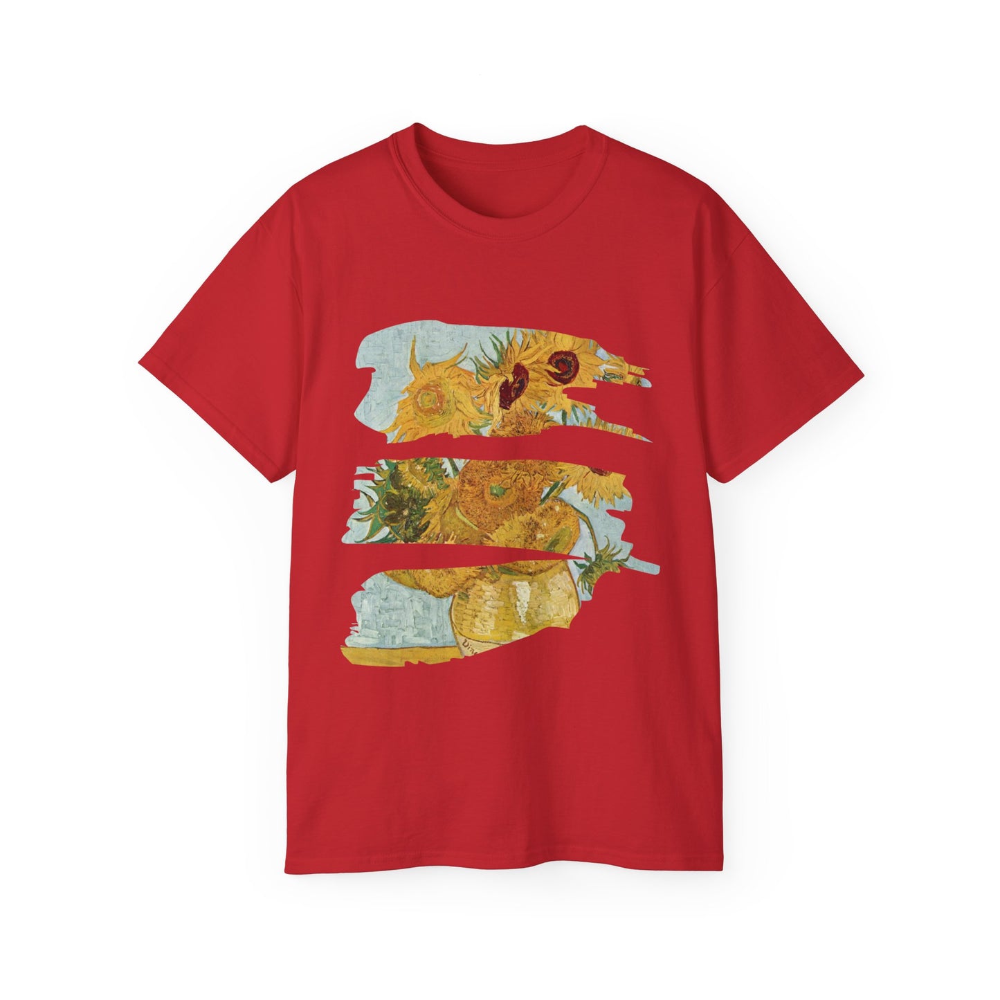 Brush Vincent Van Gogh, Sunflowers 1888-1889 Ultra Cotton Tee