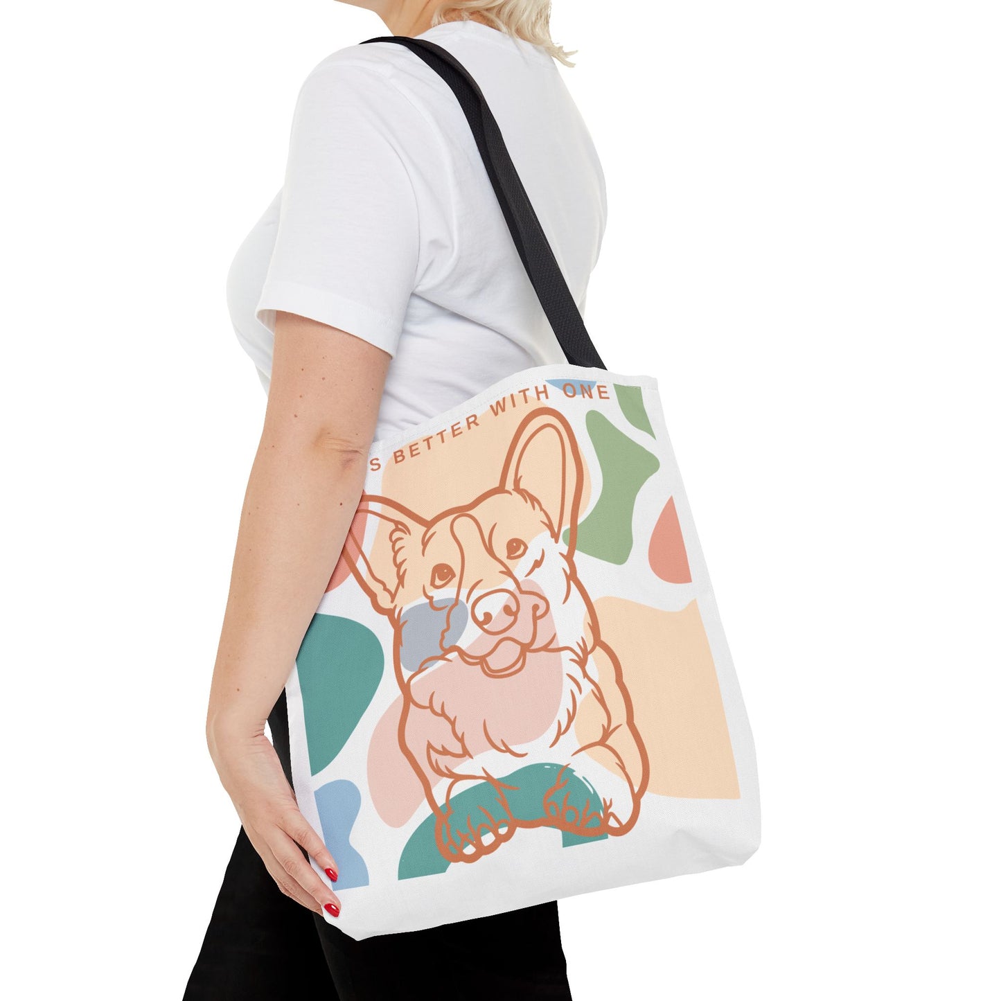 Cute Corgi Tote Bag