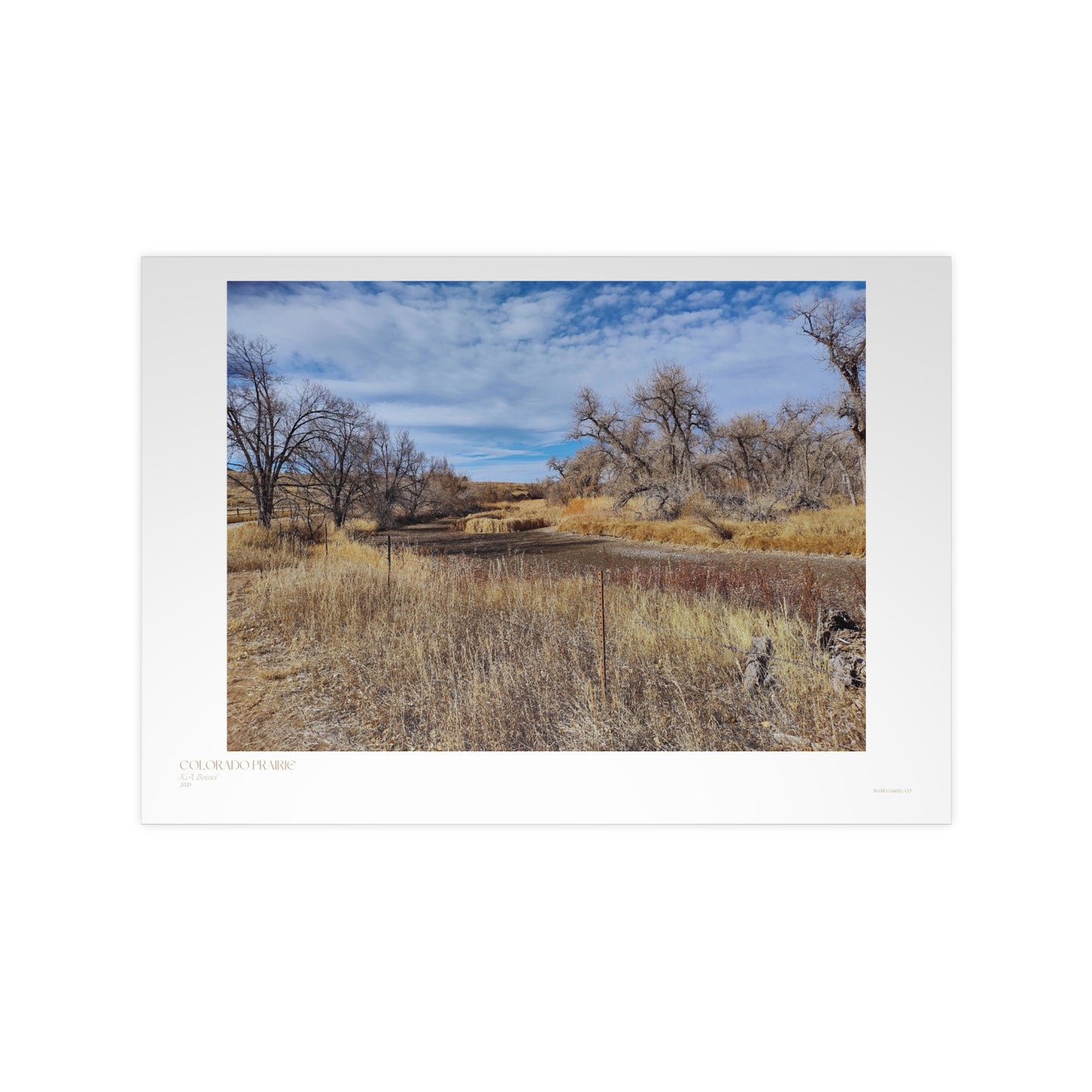 Colorado Prairie Matte Photograph Horizontal Posters EU