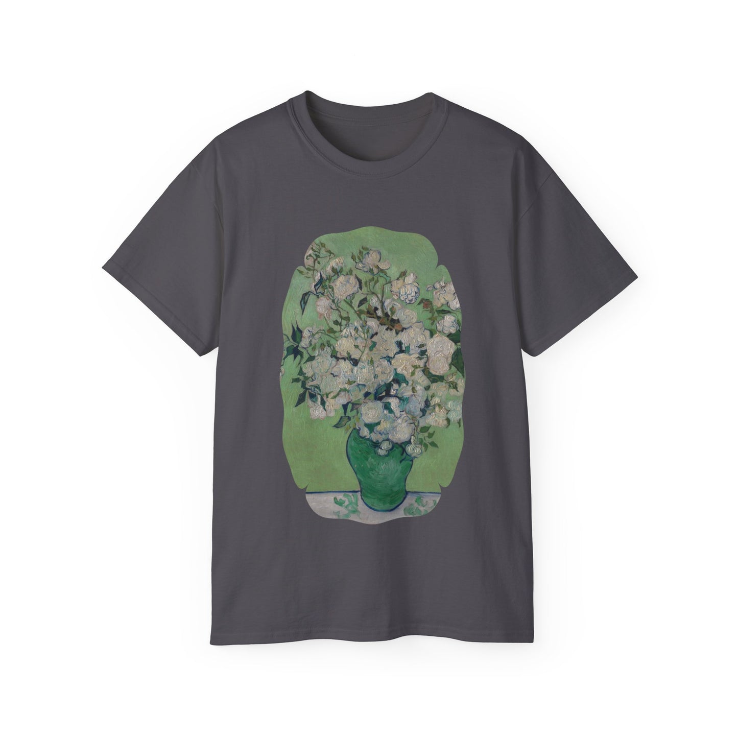 Vincent Van Gogh, Vase of Roses 1890 Ultra Cotton Tee