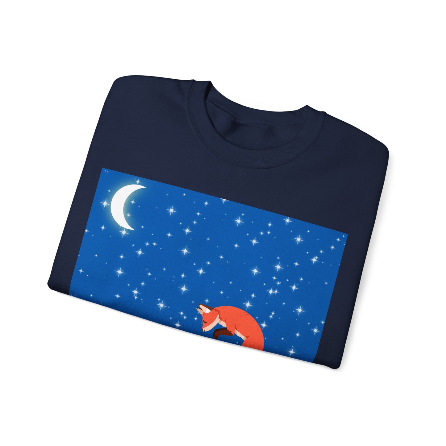 Snow Jumping Fox Unisex Heavy Blend™ Crewneck Sweatshirt EU