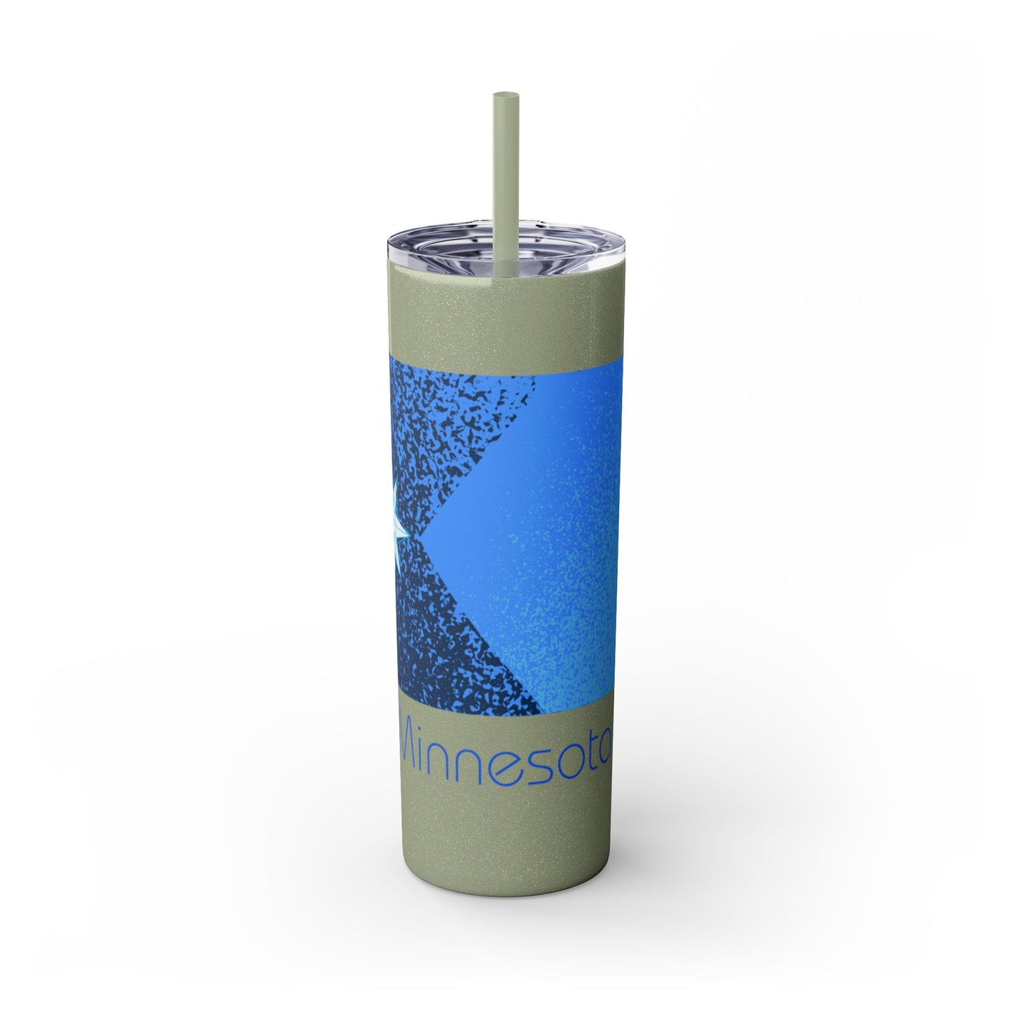 Modern Minnesota Tumbler with Straw, 20oz