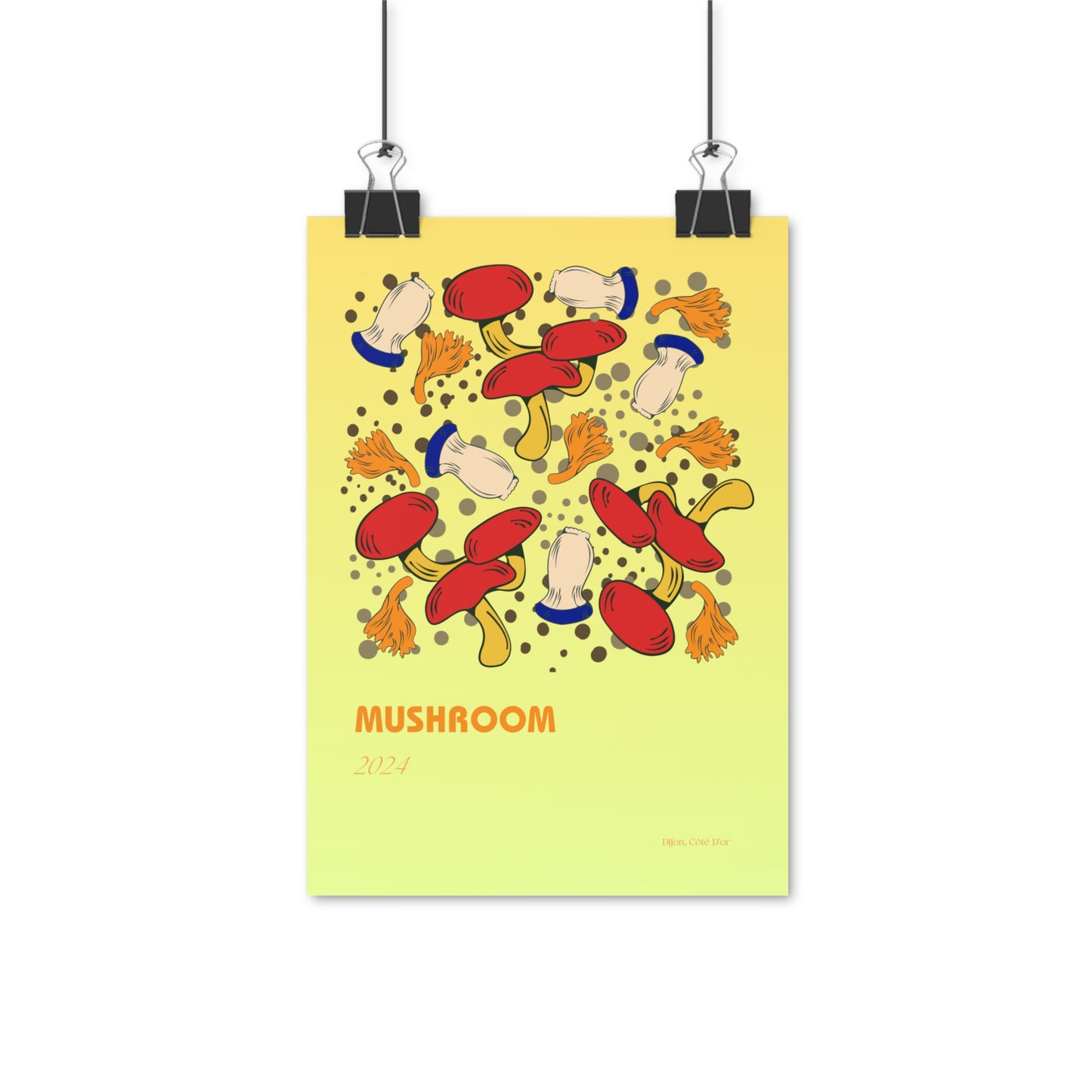 Mushrooms Vertical Posters EU