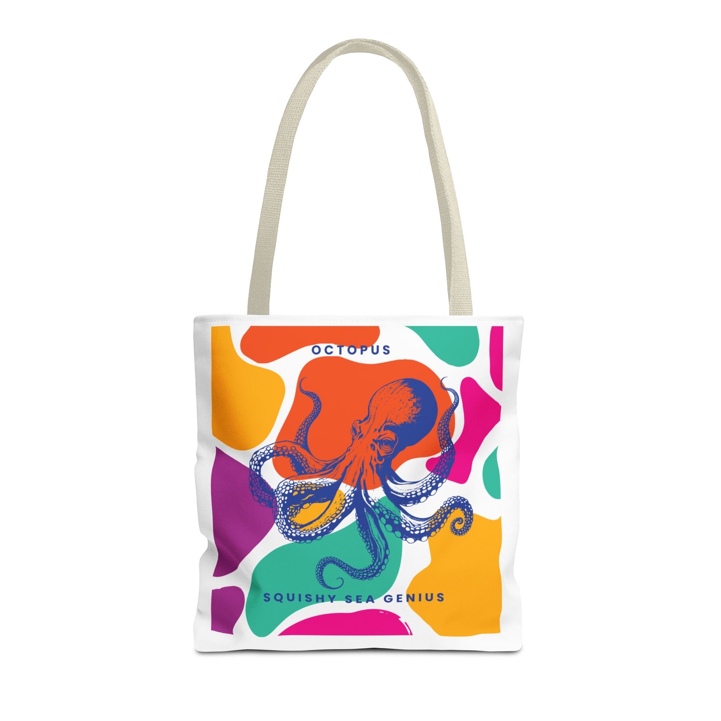 Squishy Sea Genius Octopus Tote Bag