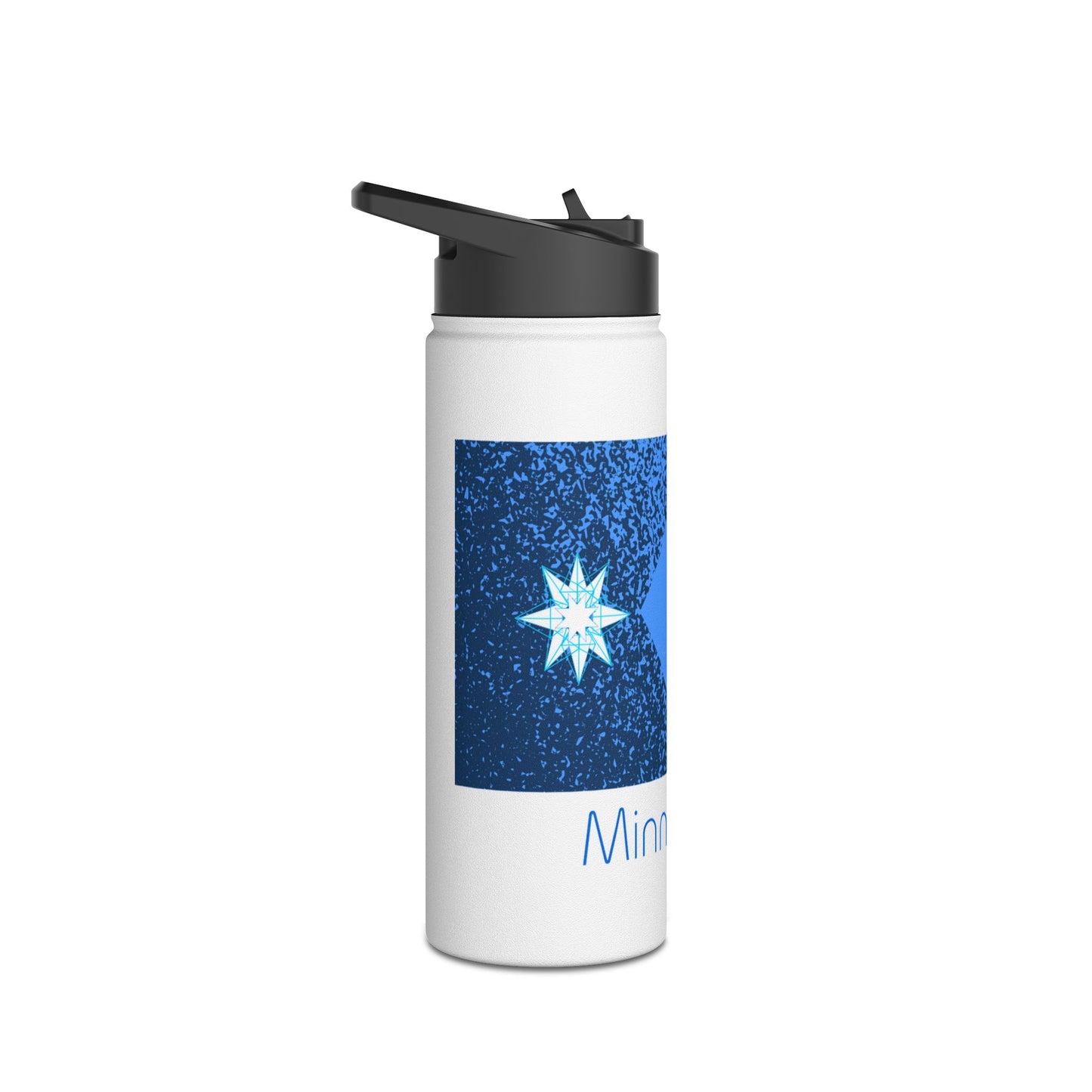 Modern Minnesota Stainless Steel Water Bottle, Standard Lid