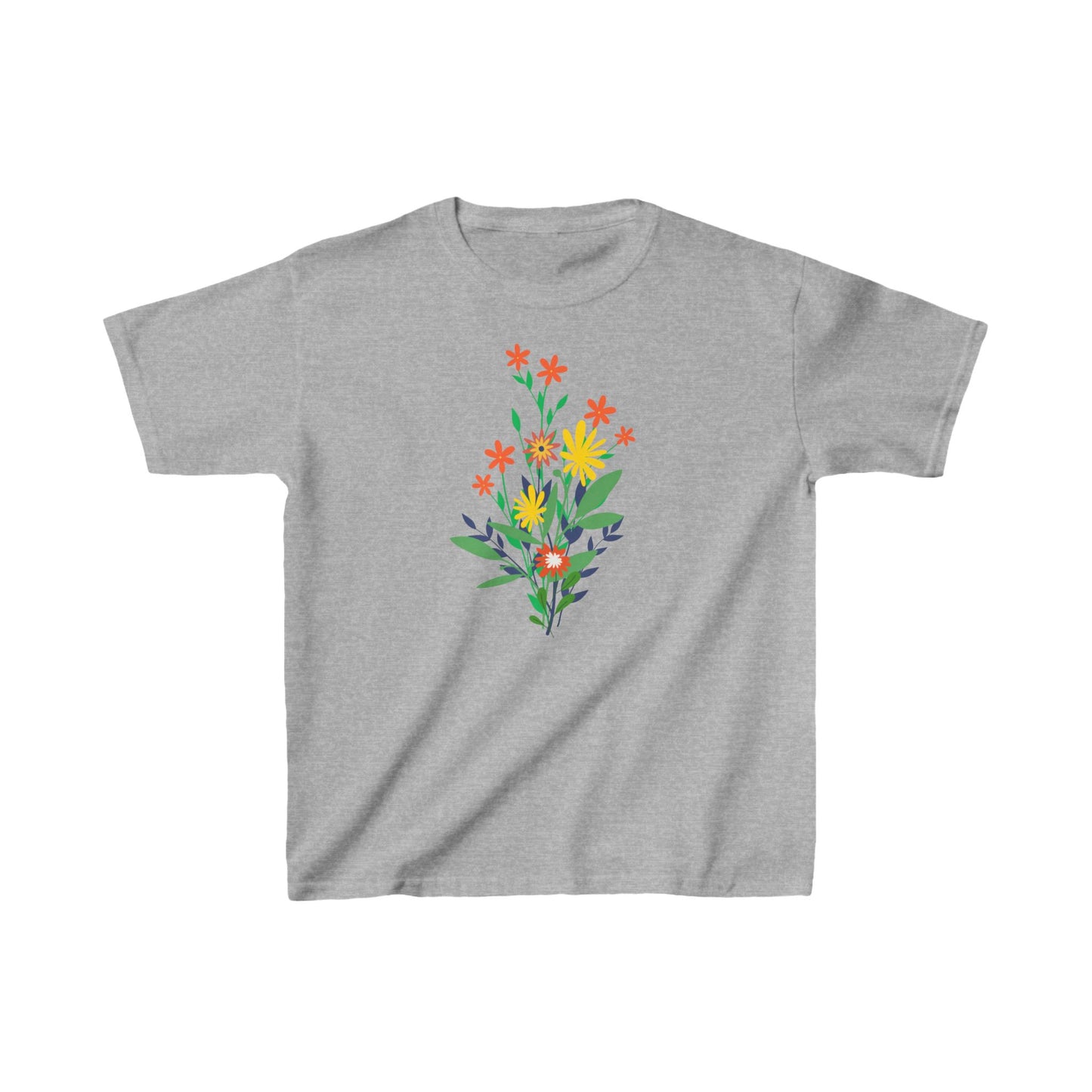 Summer Flowers Kids Heavy Cotton™ Tee