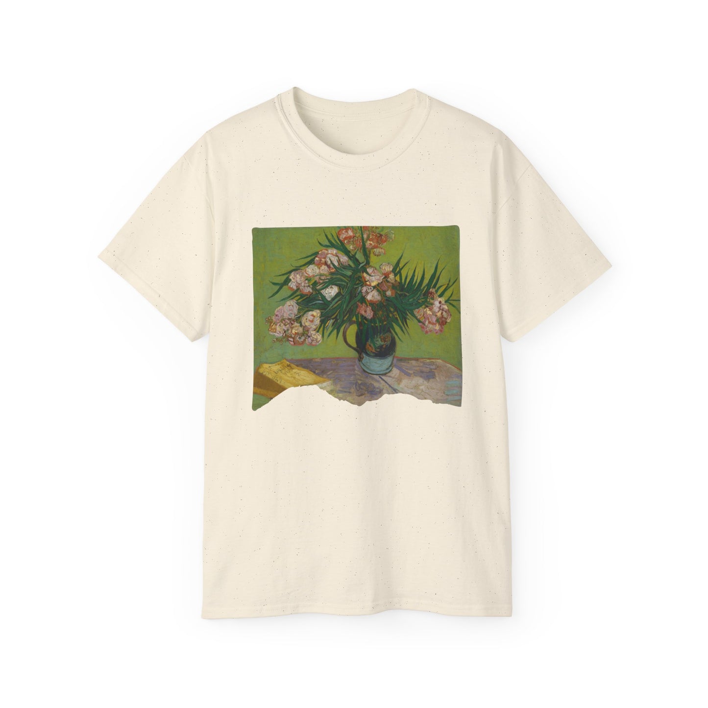 Ripped Vincent Van Gogh, Oleanders 1888 Ultra Cotton Tee