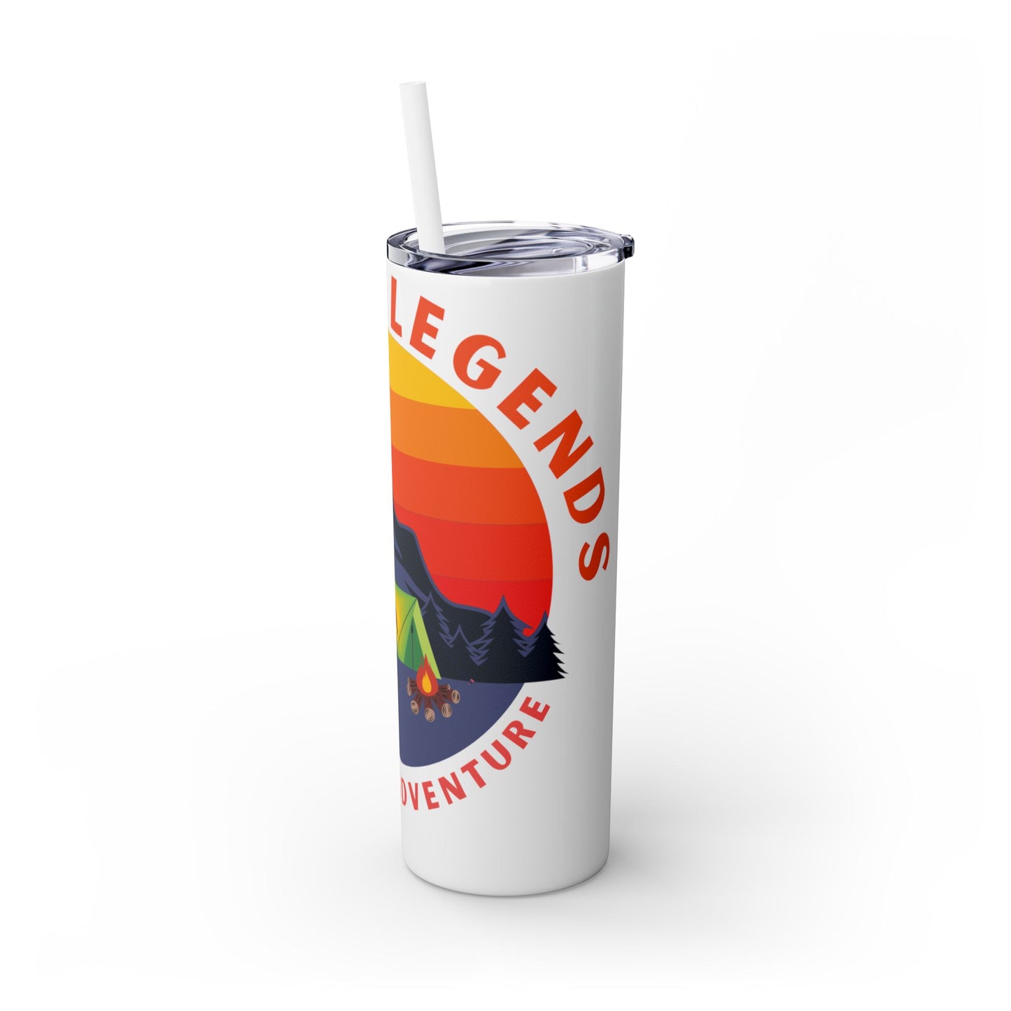 Bigfoot Adventure: Chasing Legends Skinny Tumbler with Straw, 20oz